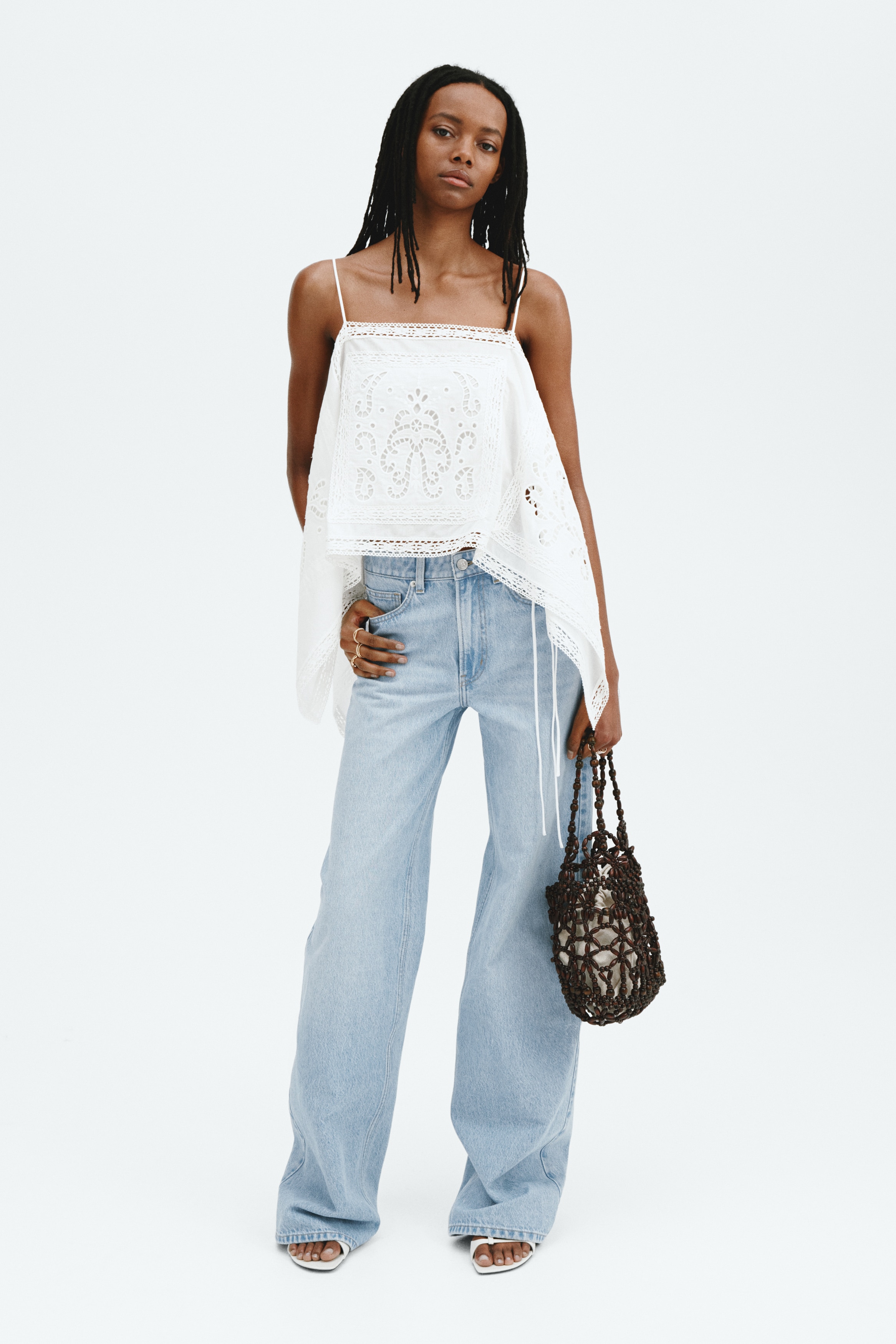 Ava Ultra High Rise Wide Leg Jeans