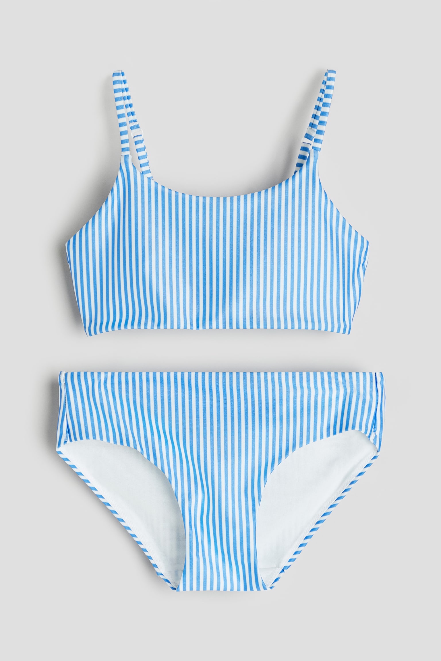 Bikini - Blue/Striped/Pink - 1