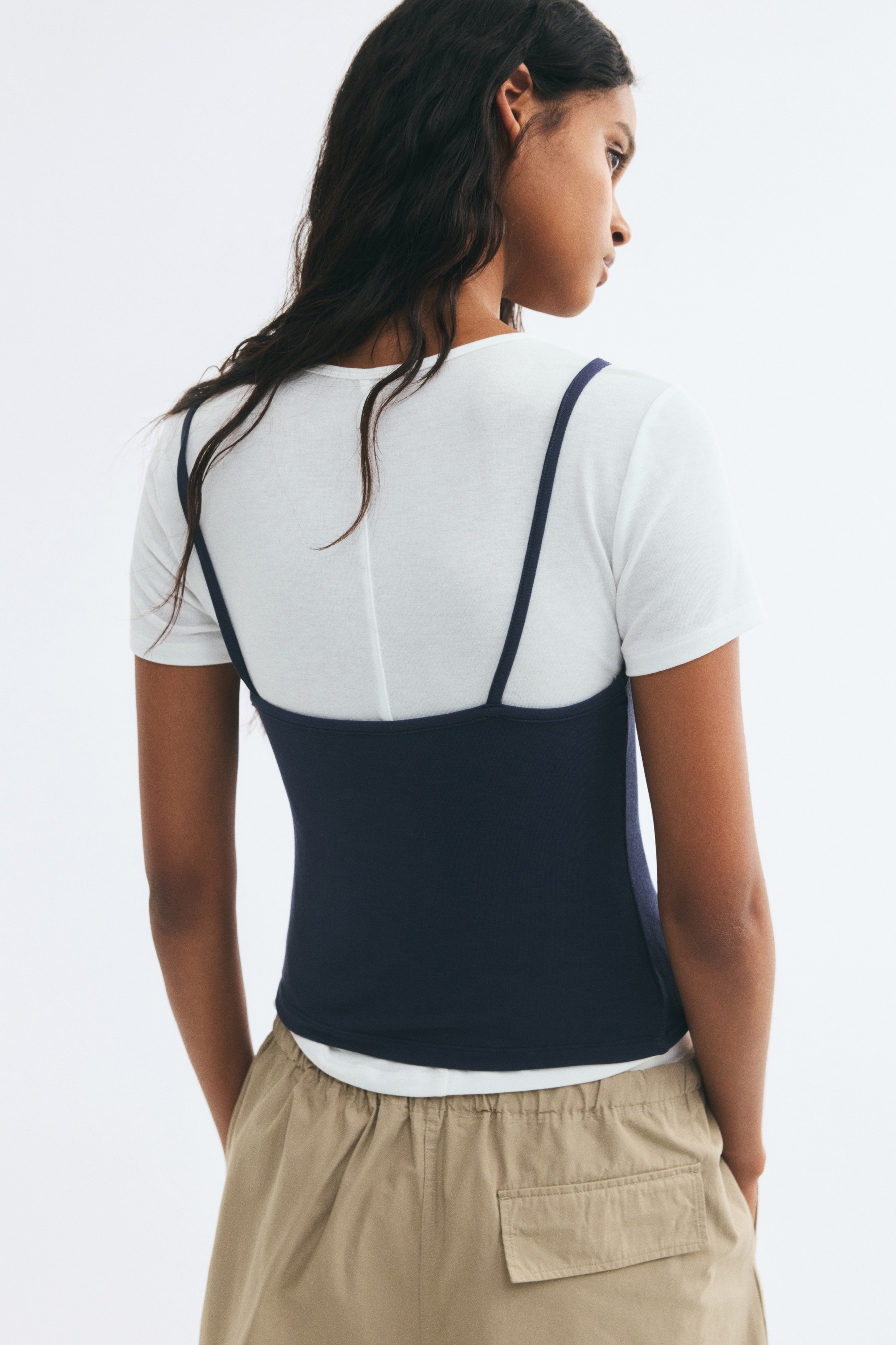 Layered Jersey Top - thumbnail 3