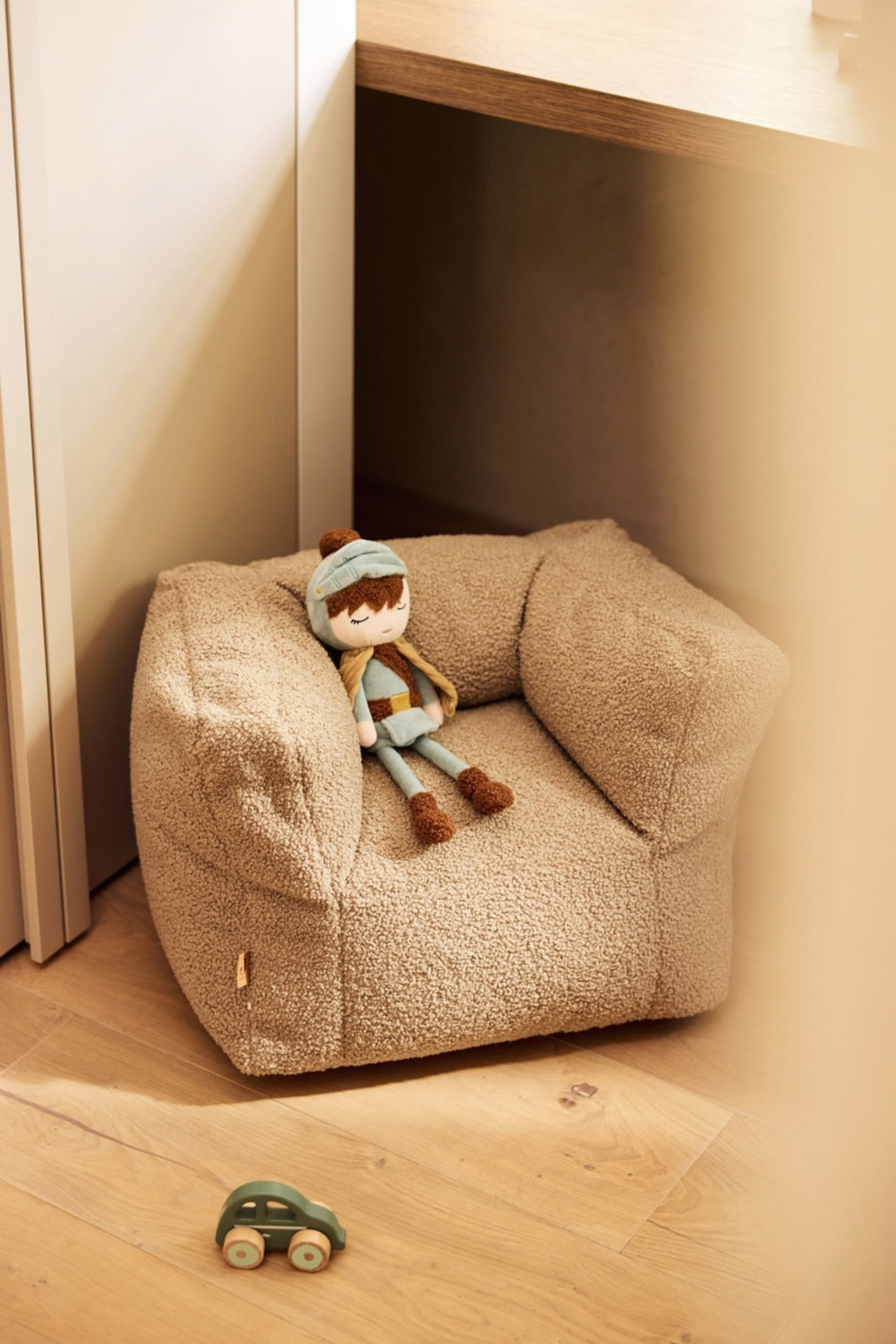 Grotere afbeelding bekijken: Kids Chair Beanbag - Teddy - Jollein - HOME | H&M BE 1