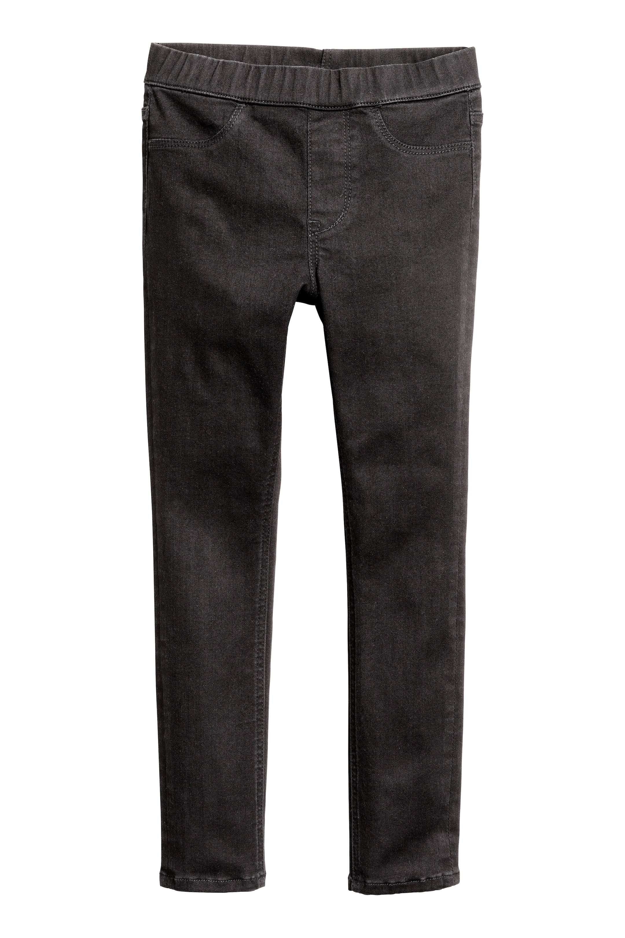 Näytä suurempi kuva: 2 kpl denimleggingsejä - Vaalea deniminsininen/Musta - Kids | H&M FI 1