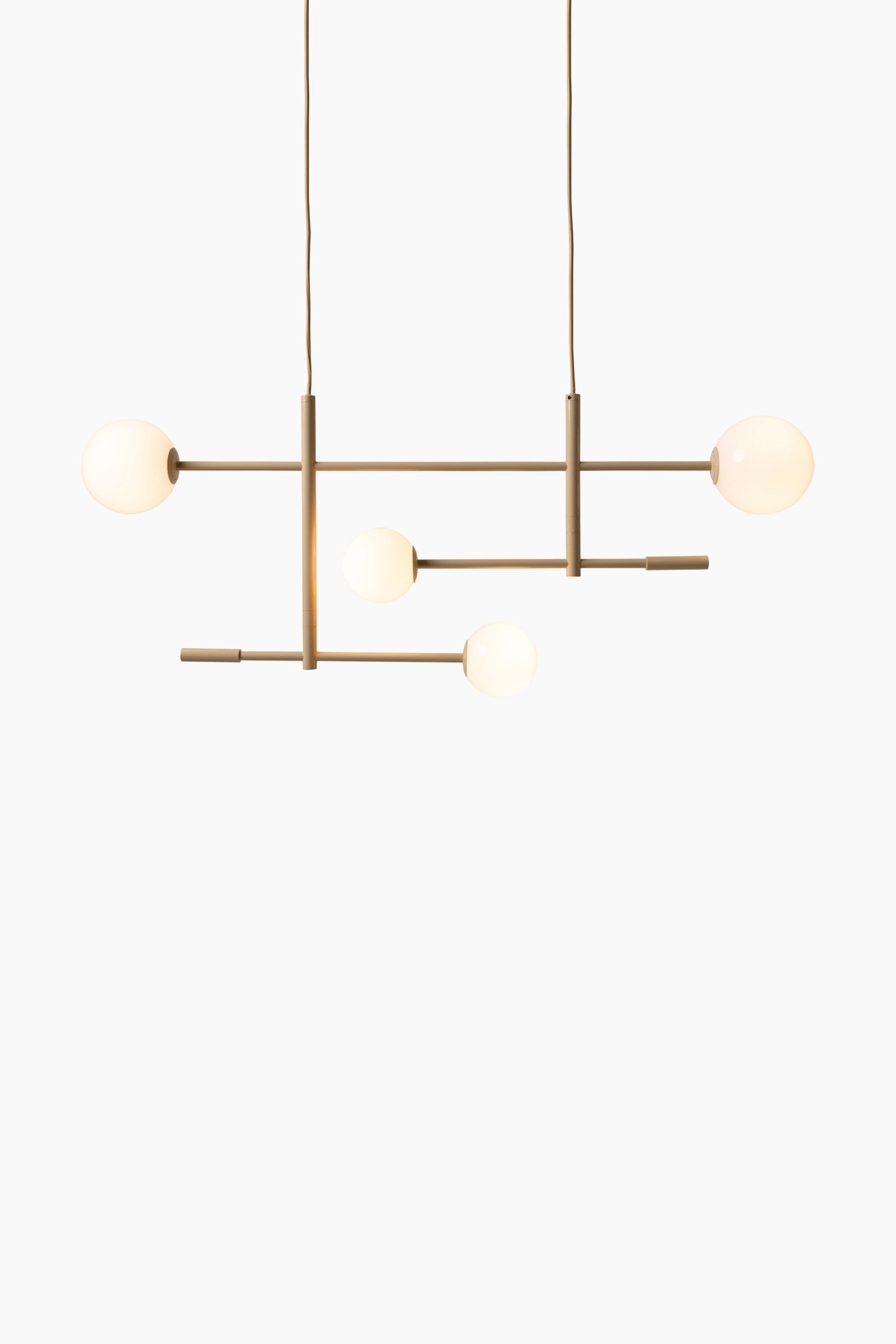 Copenhagen Hanglamp - Beige/Bordeaux/Groen