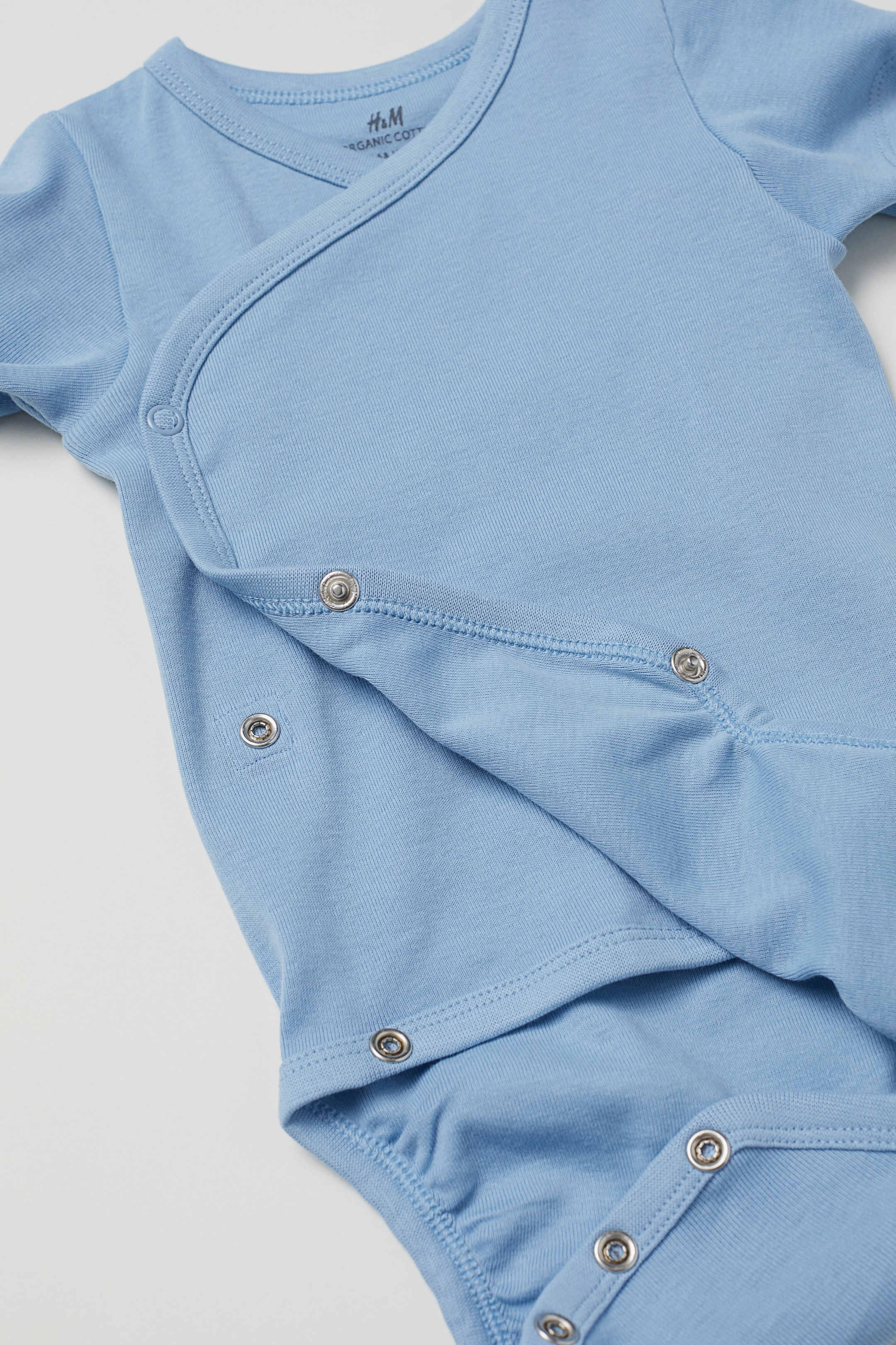 Zobacz większy obraz: Body z krótkim rękawem 3-pak - Jasnoniebieski/Wzór - Dziecko | H&M PL 3