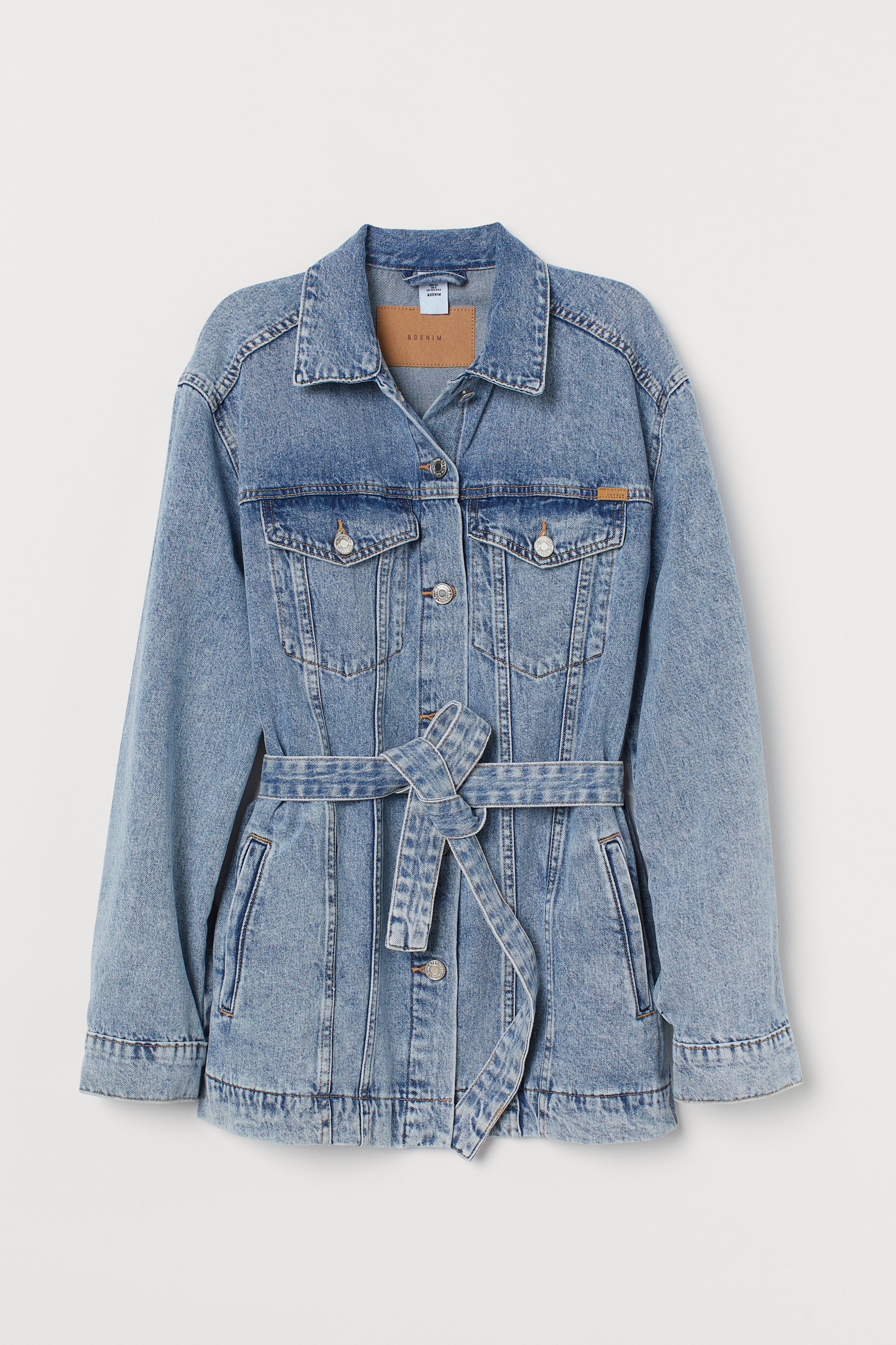 H&m veste en jean femme sale