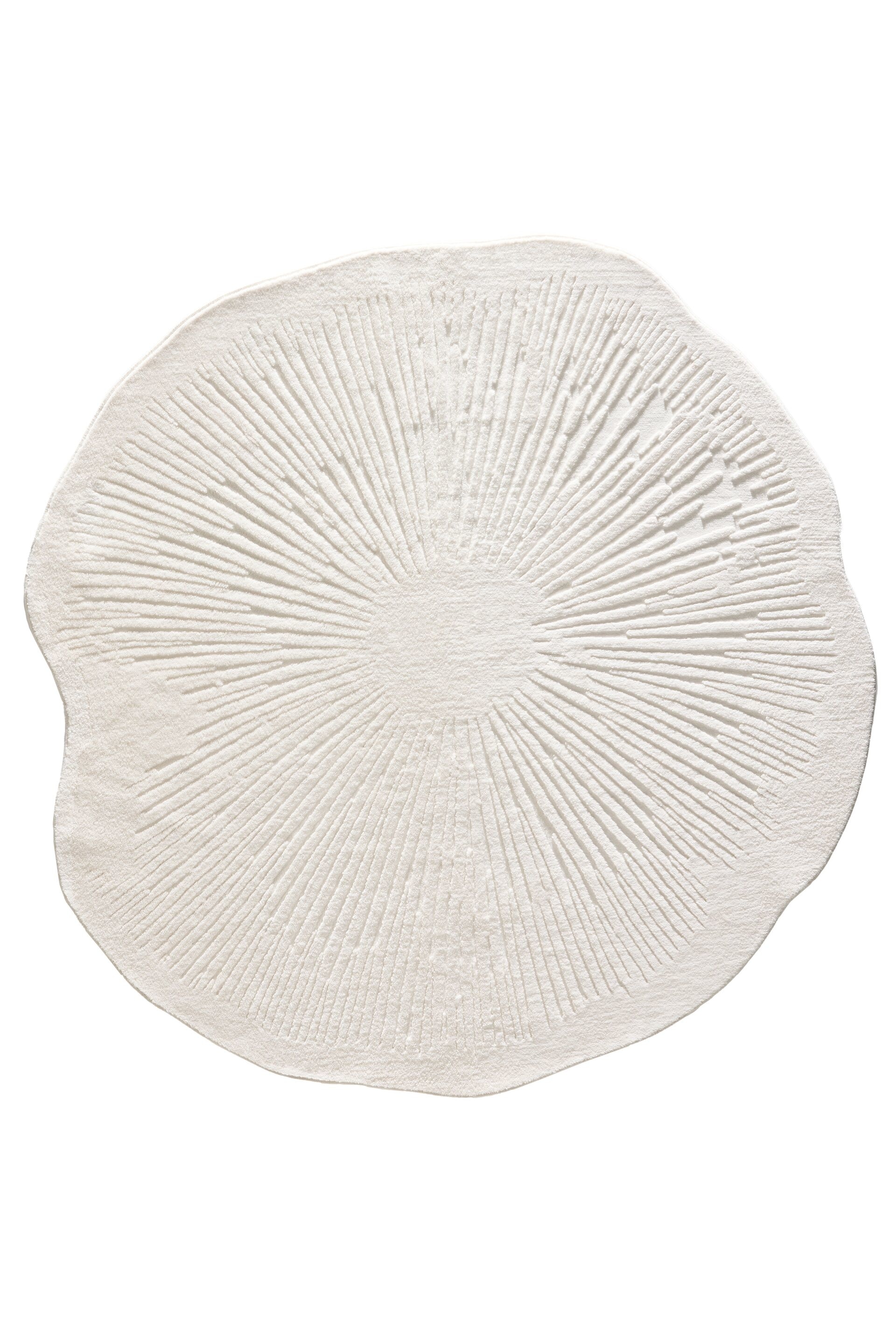 benuta - Alfombra Lavable Pam - Crema - size: D200