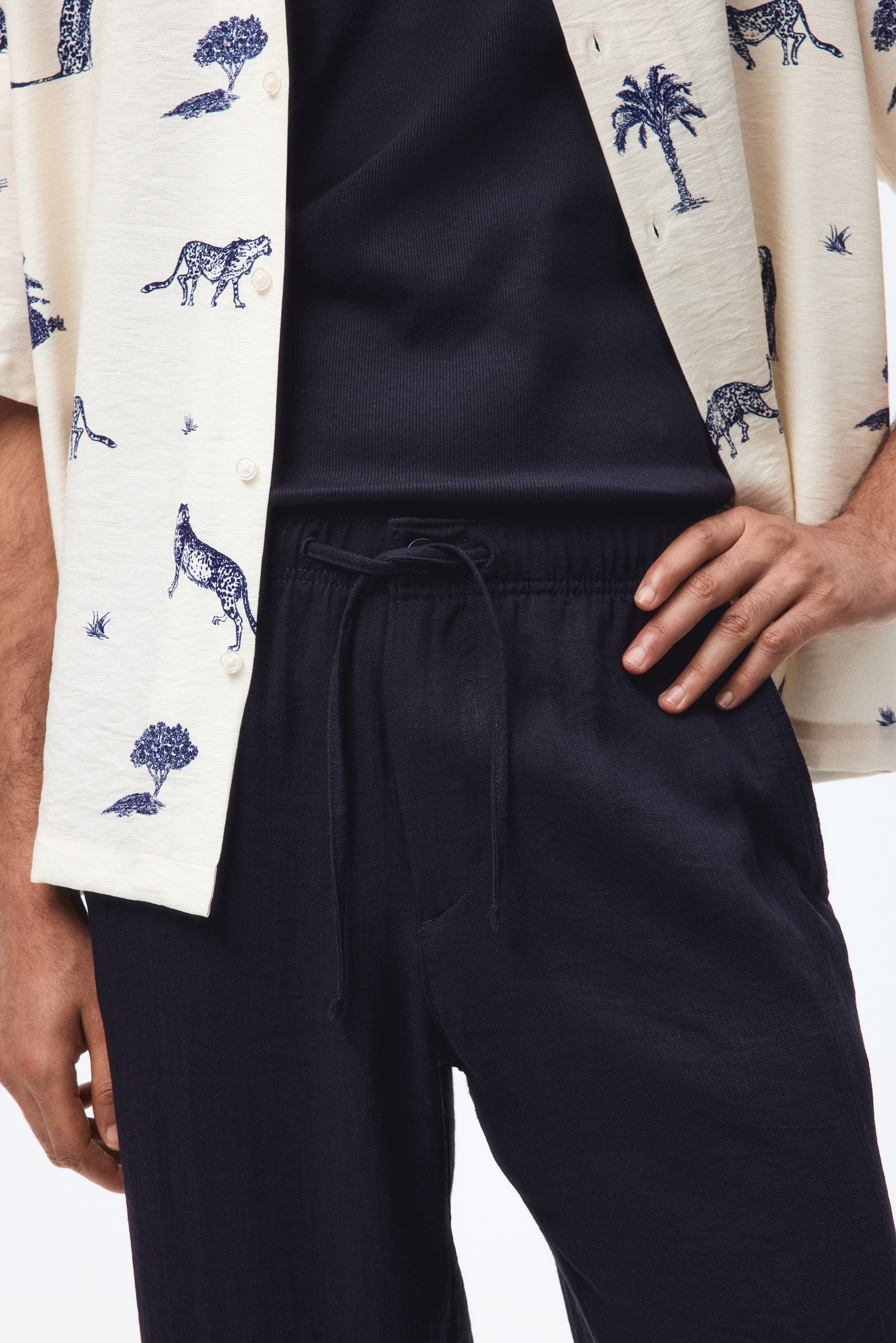 リラックスフィットパンツ - ベージュ - Men | H&M JP