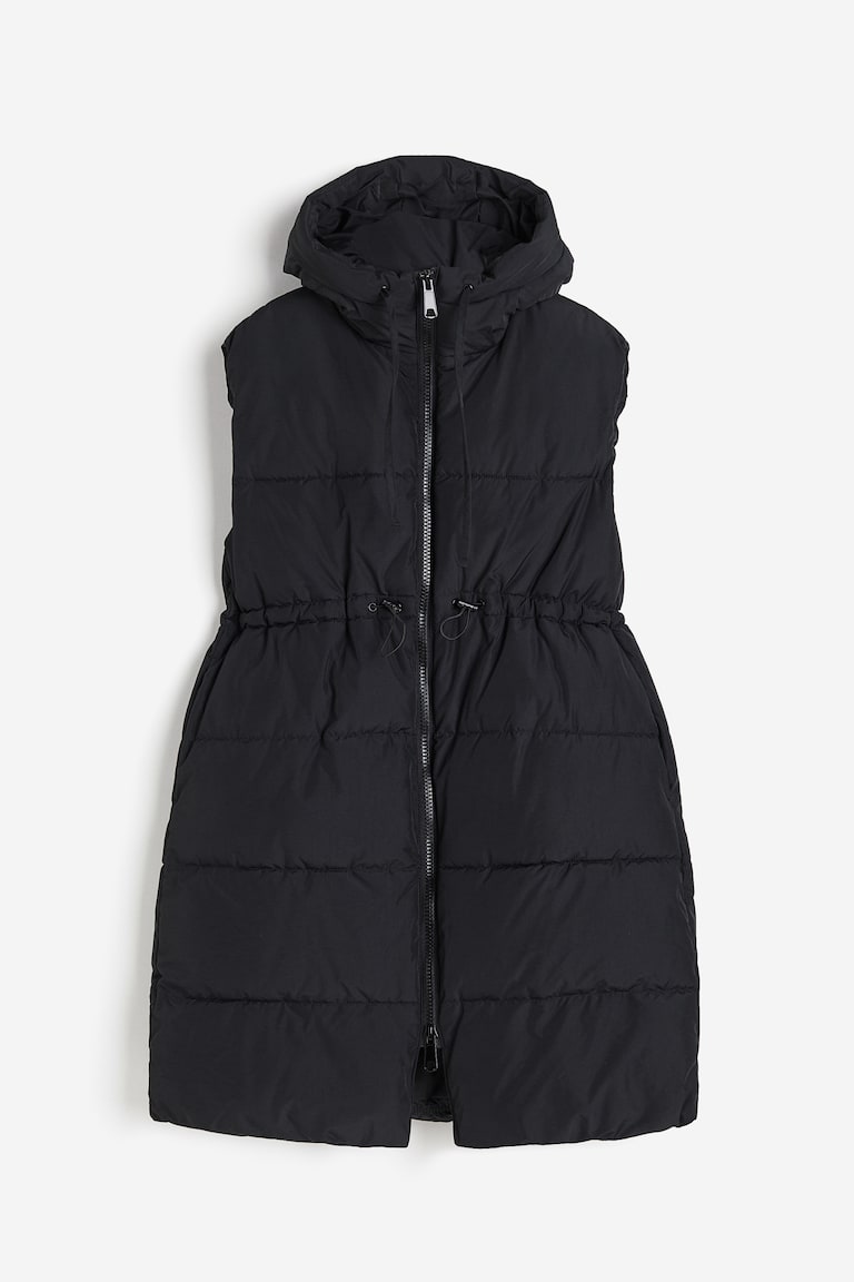 Long Puffer Vest Gilet Piumino Zara Gilet Imbottito Smanicato