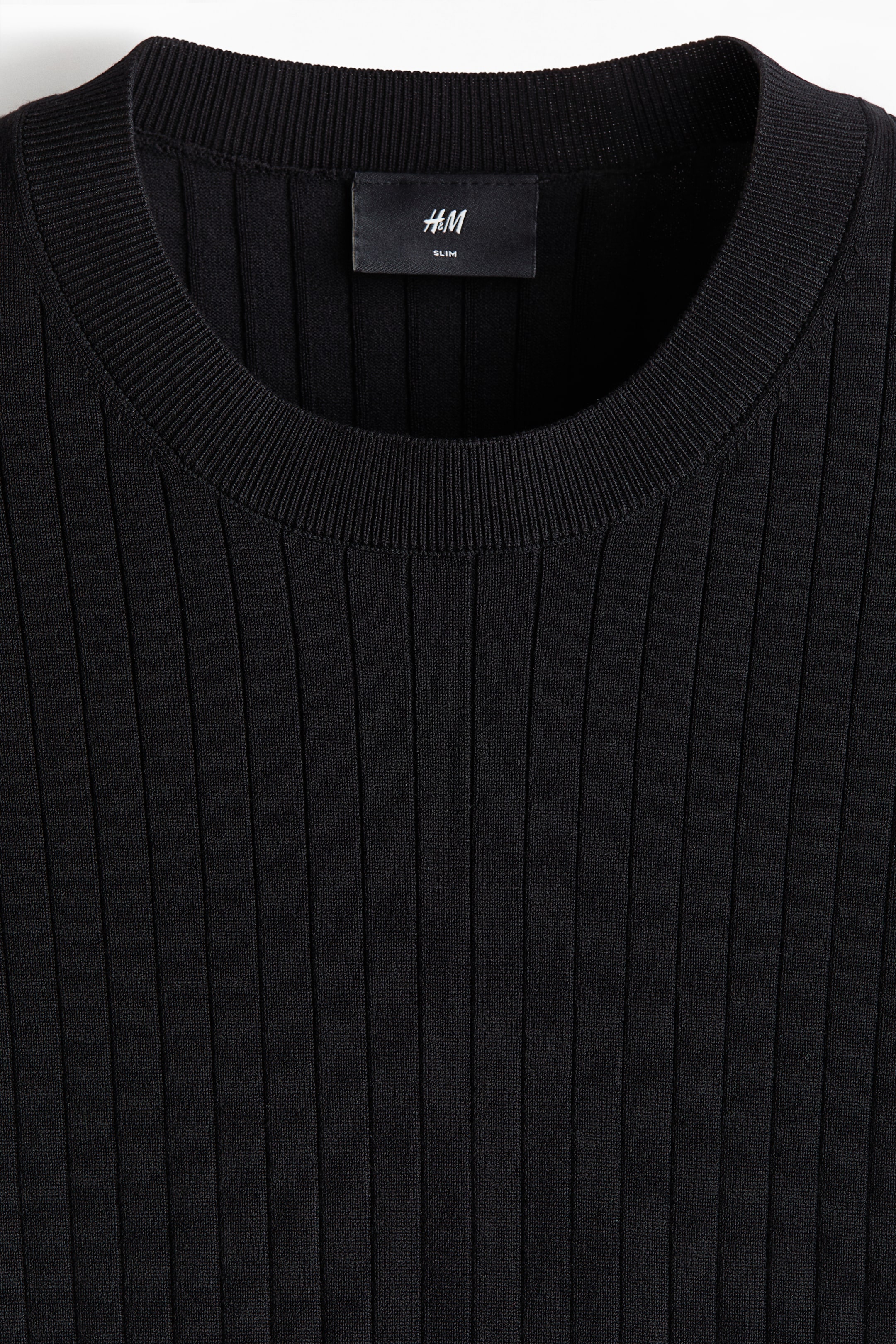 Slim-Fit Knit T-Shirt
