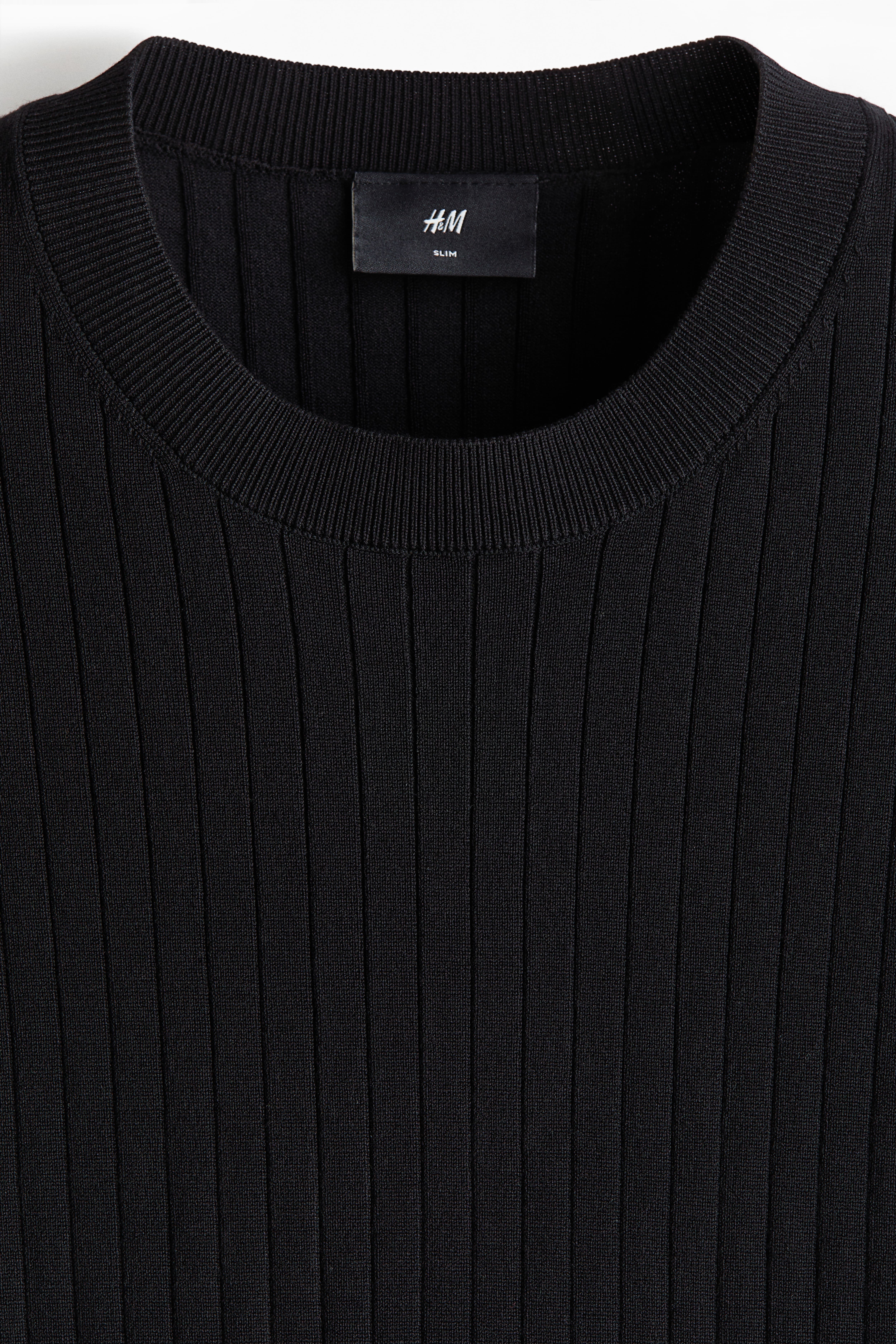 Slim-Fit Knit T-Shirt