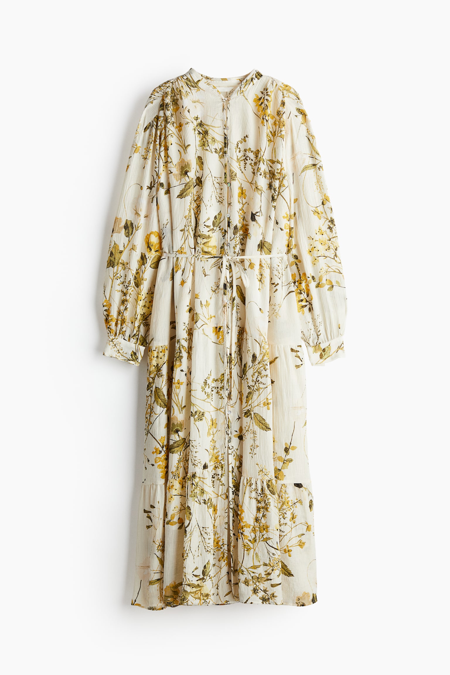 Oversized crinkled dress - Cream/Floral/White/Blue floral/Cream/Floral - 2