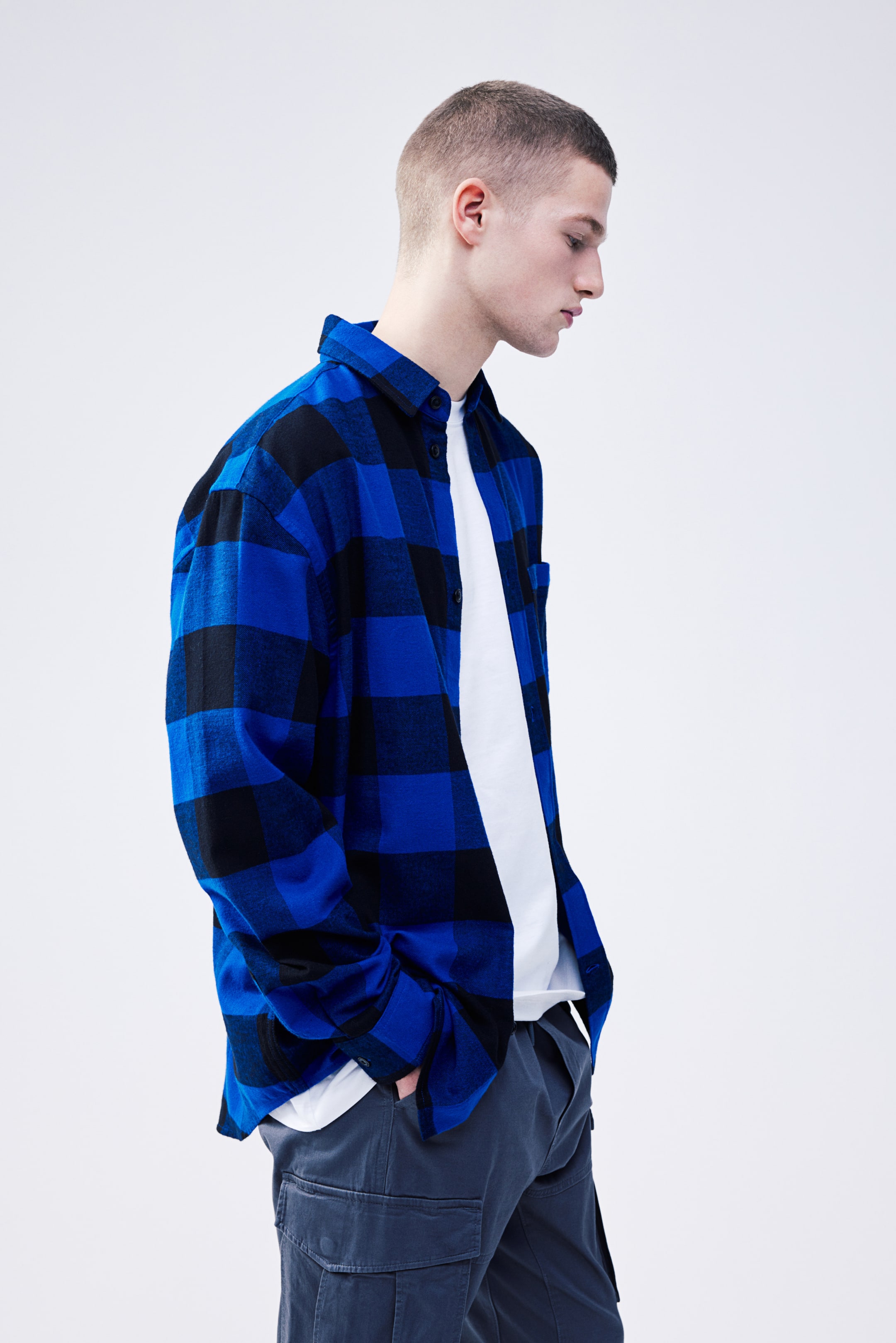 Relaxed Fit Flannel Shirt