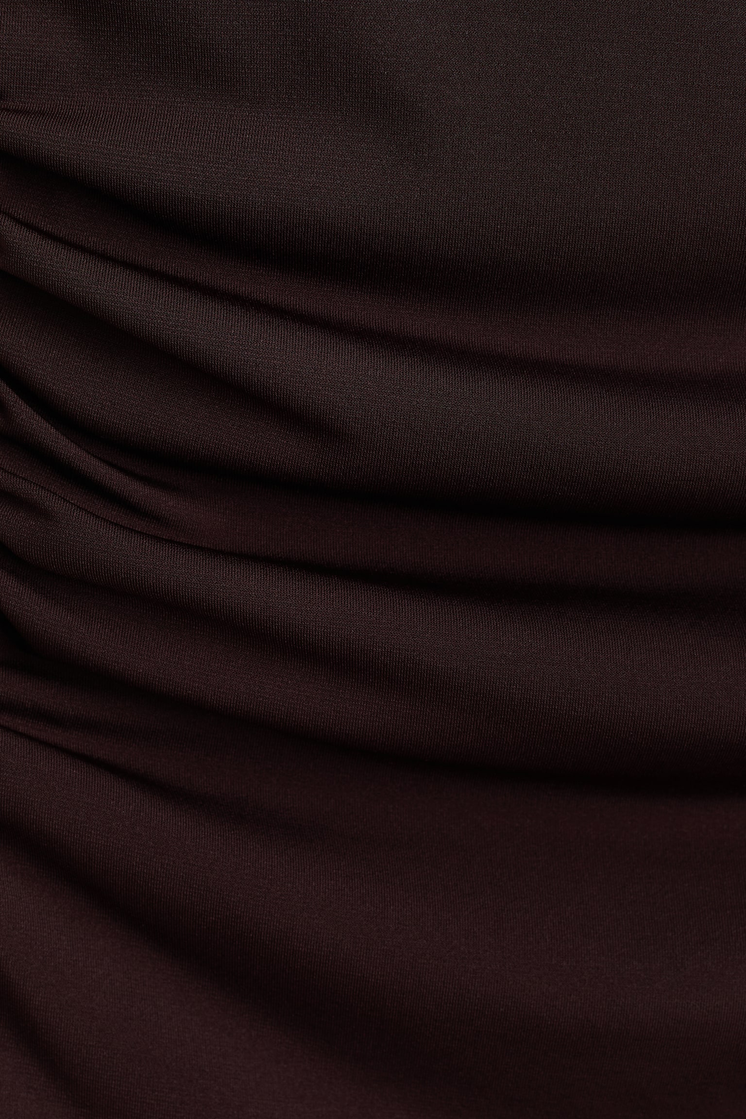 שמלה עם חצי שרוול - חום כהה/צהוב חרדל/אדום - 5