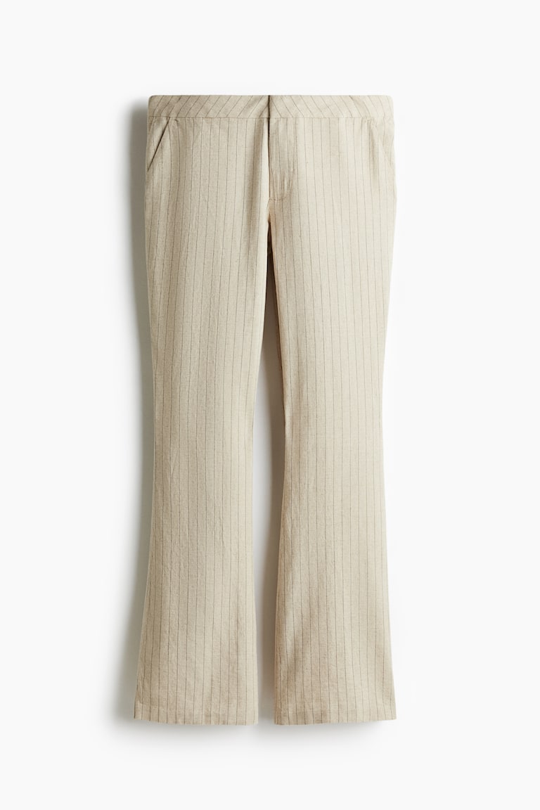 Elegantne pantalone od mešavine lana