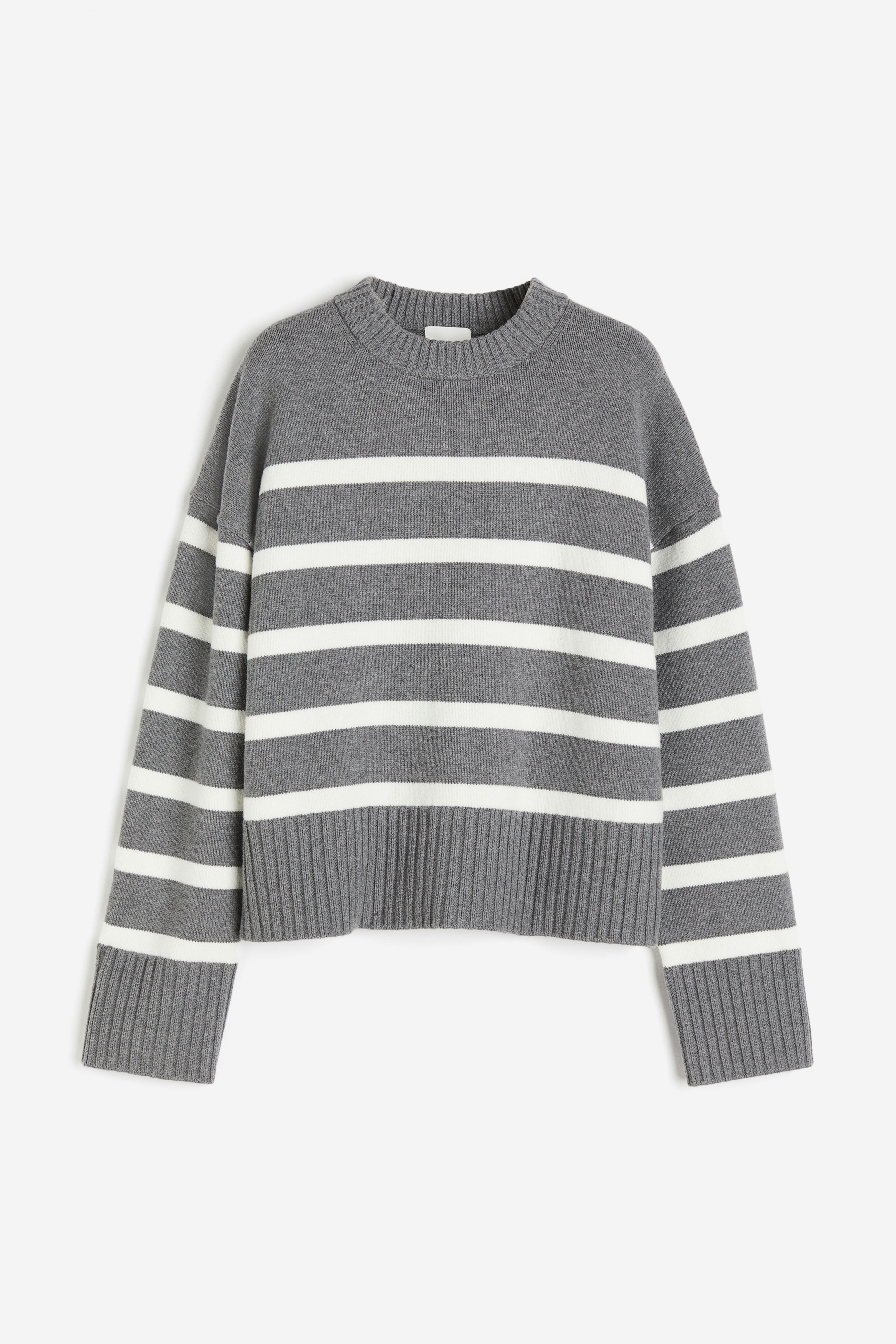 H&M cheapest Black/White/Grey Sweater