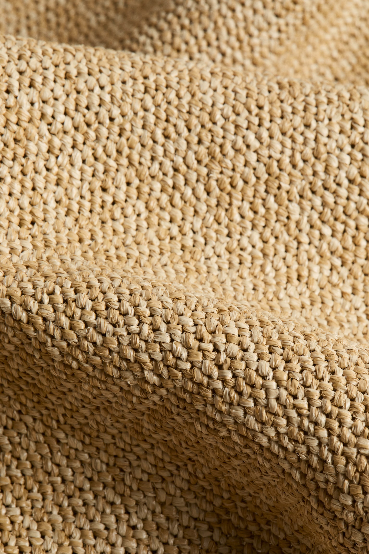 Beach bag - Beige/Dark brown - 3