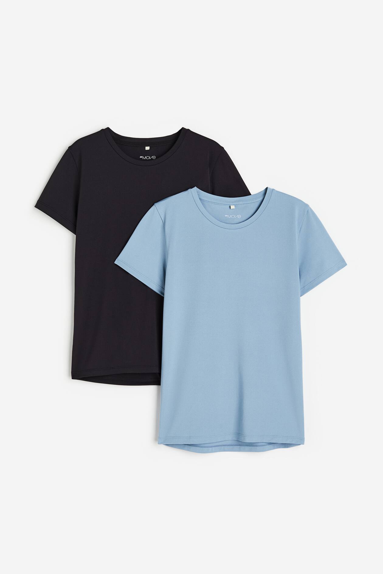 Lot De 2 Tops H&M Et Peace N'Love - Taille L, Couleurs Blanc Et Noir, Occasion Très Bon état