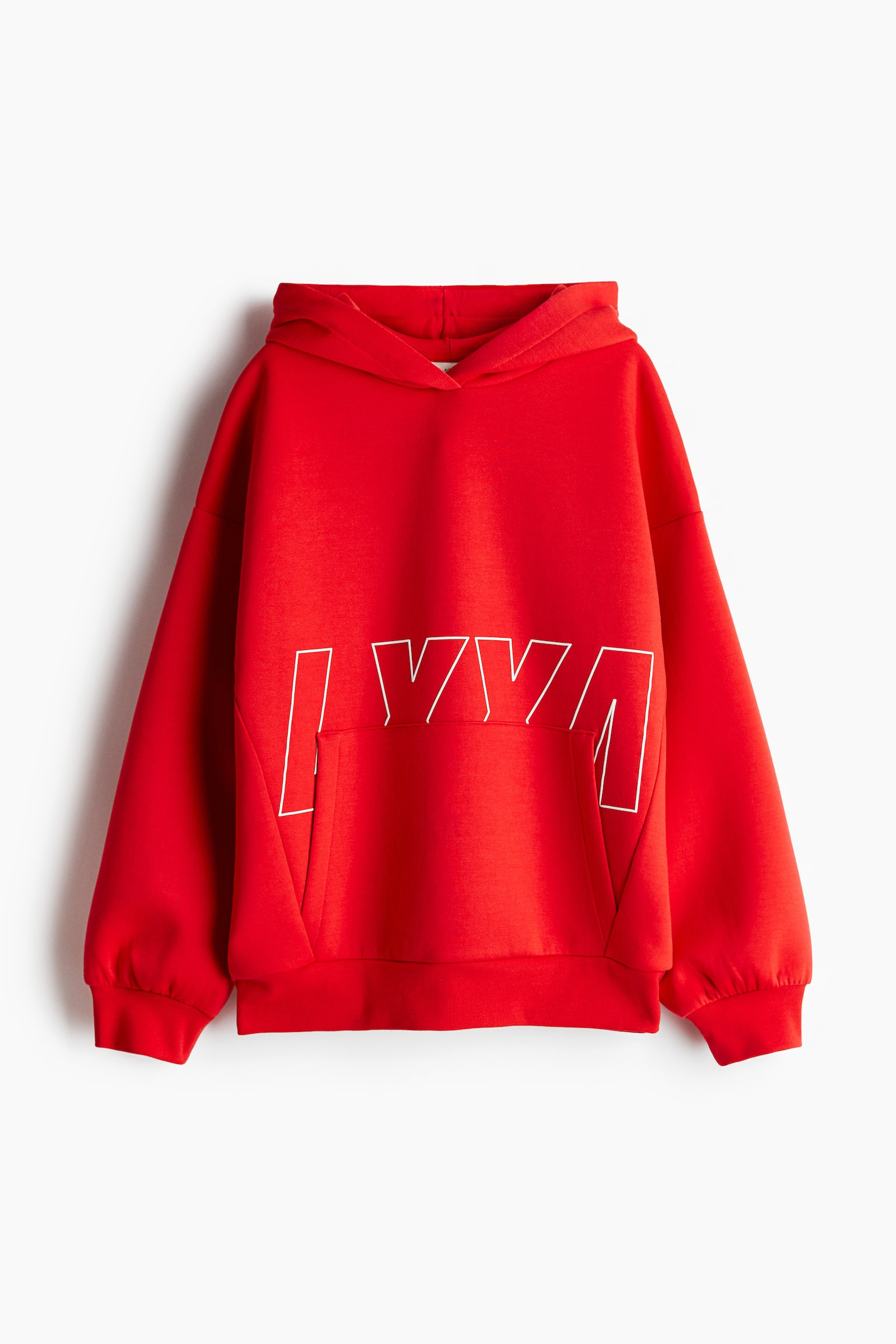 Sports hoodie in DryMove™ - Red/LXXA/Dark grey - 1