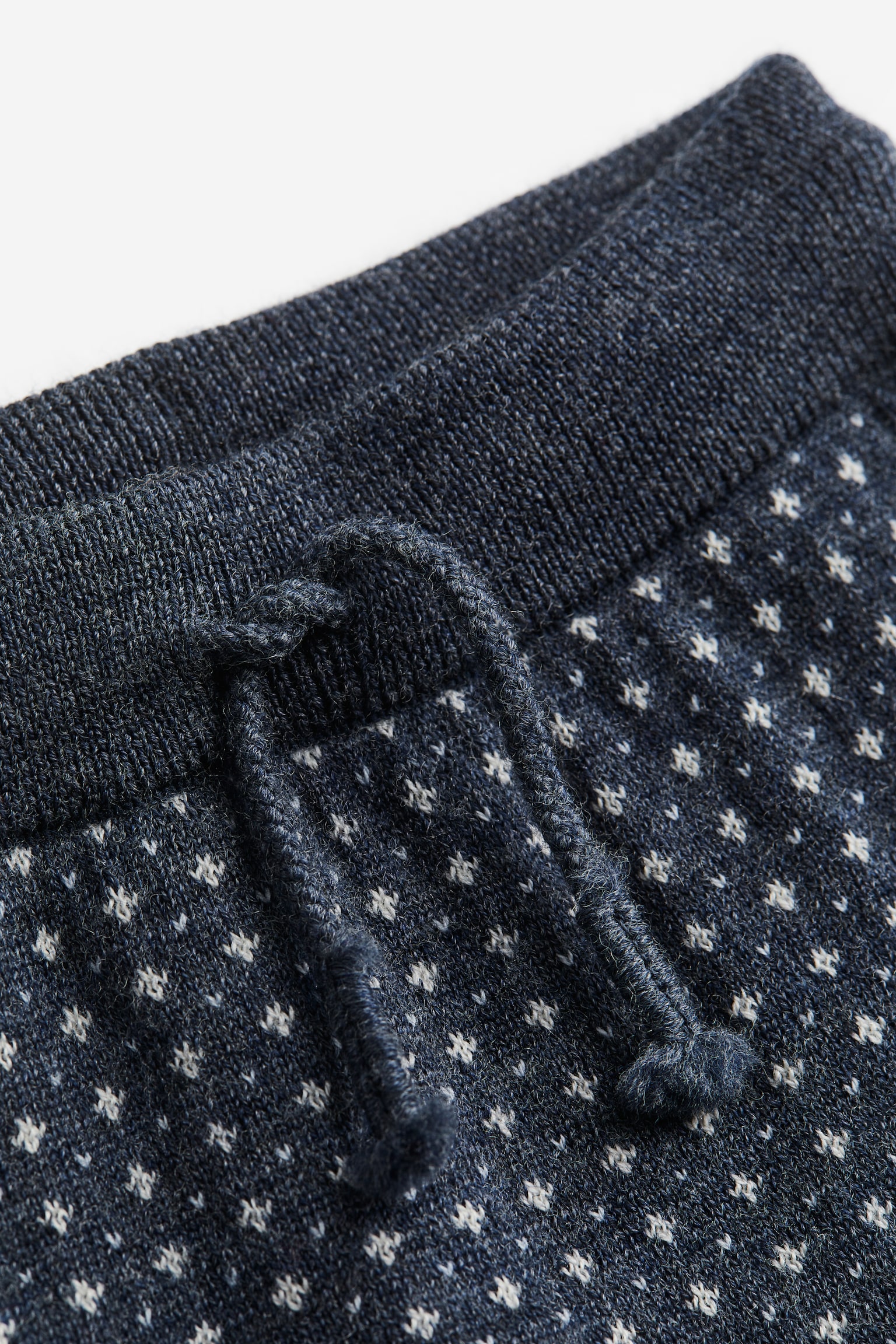 Wool jumper and trousers - Dark blue/Patterned - 4