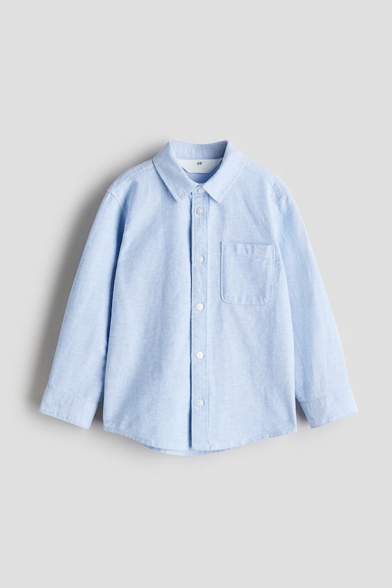 Детские рубашки H&M Cotton Shirt
