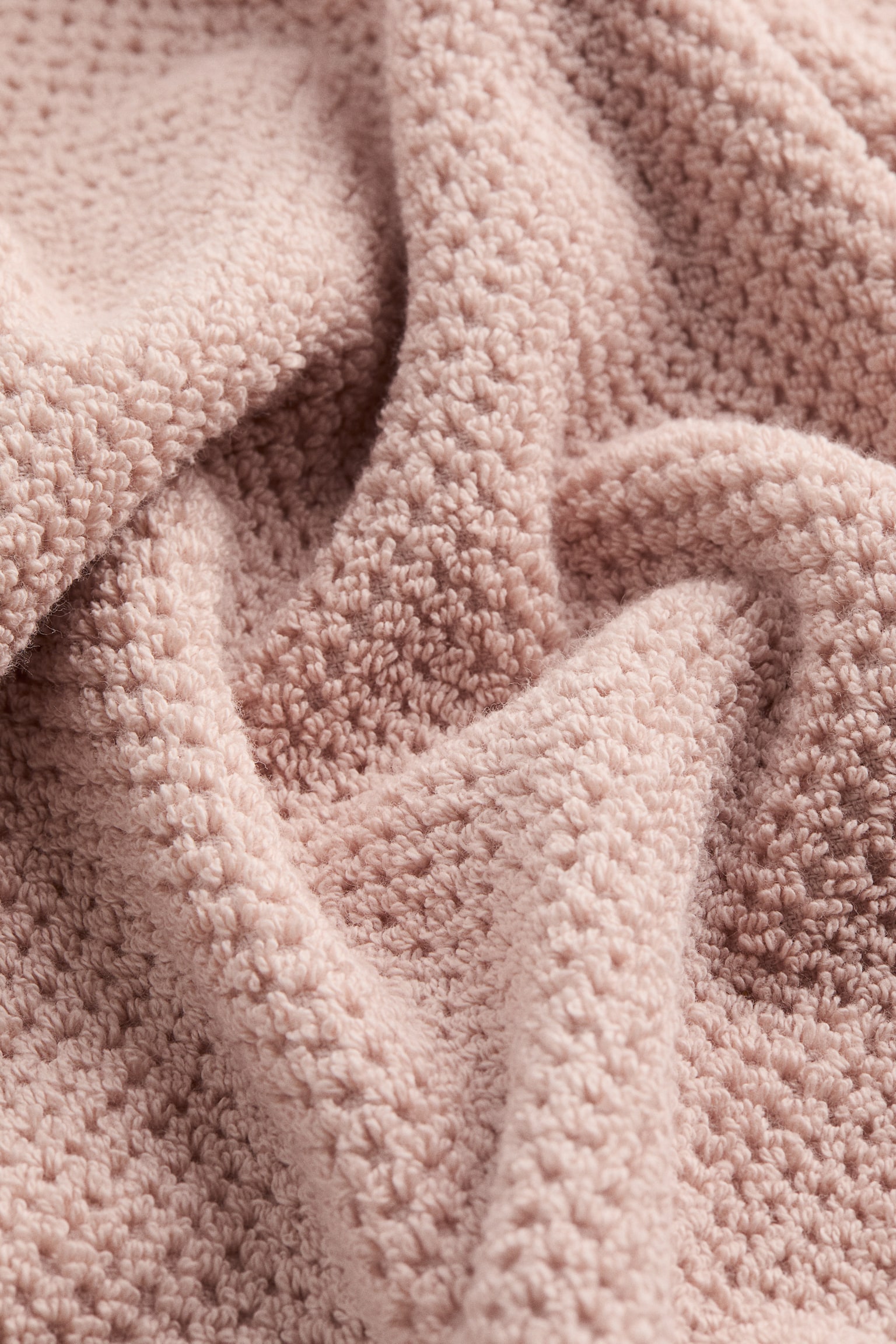 Cotton terry hand towel - Powder pink/Beige/Sage green/Dusty pink/Black/White/Dark brown/Light beige/Dark green/Light dusty blue - 2