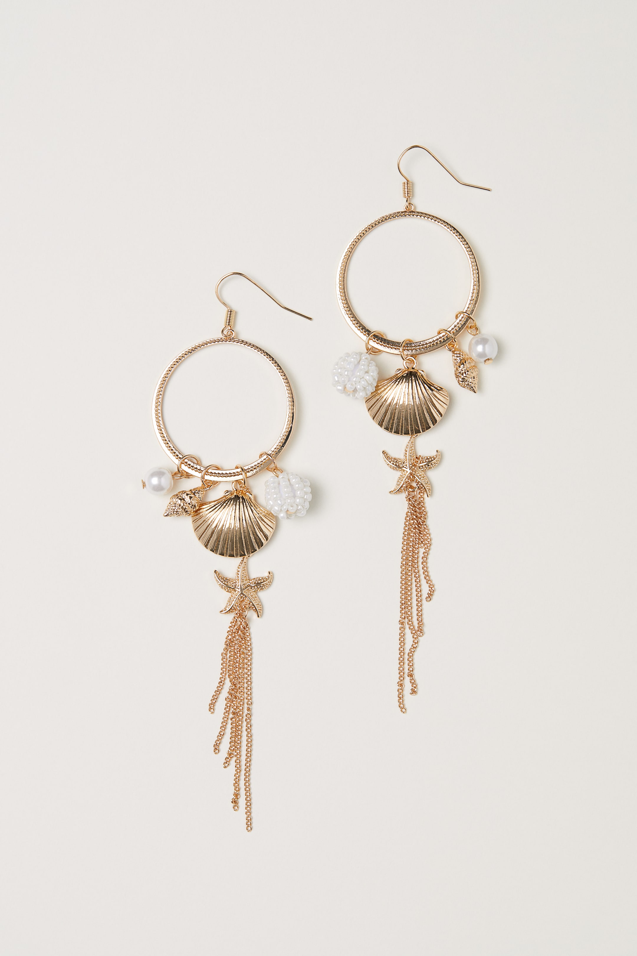 View larger image: Long earrings - Gold-coloured - Ladies | H&M 1