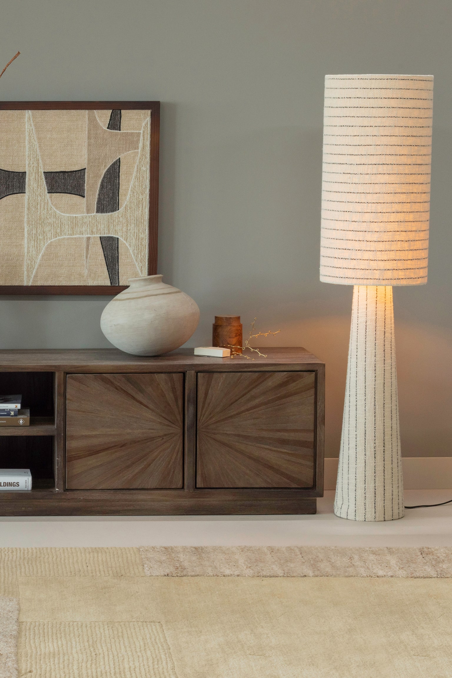 Loft Vloerlamp - Naturel/Naturel/Bruin - 1