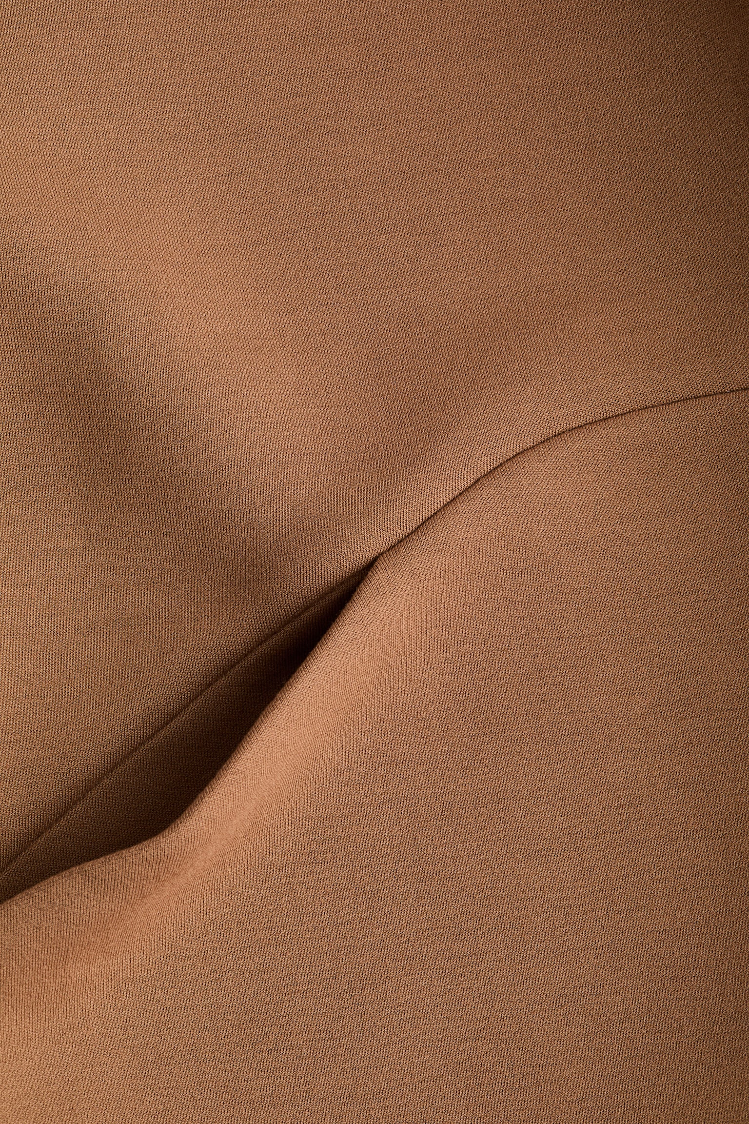 Scuba zip-through hoodie - Dark beige/Grey marl - 6