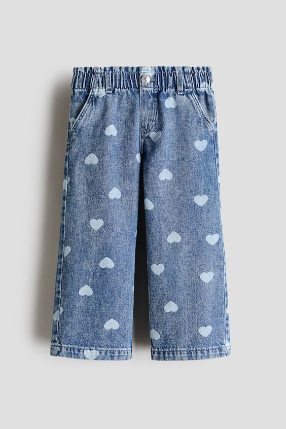 Детские джинсы H&M Wide-Leg Loose-Fit Jeans