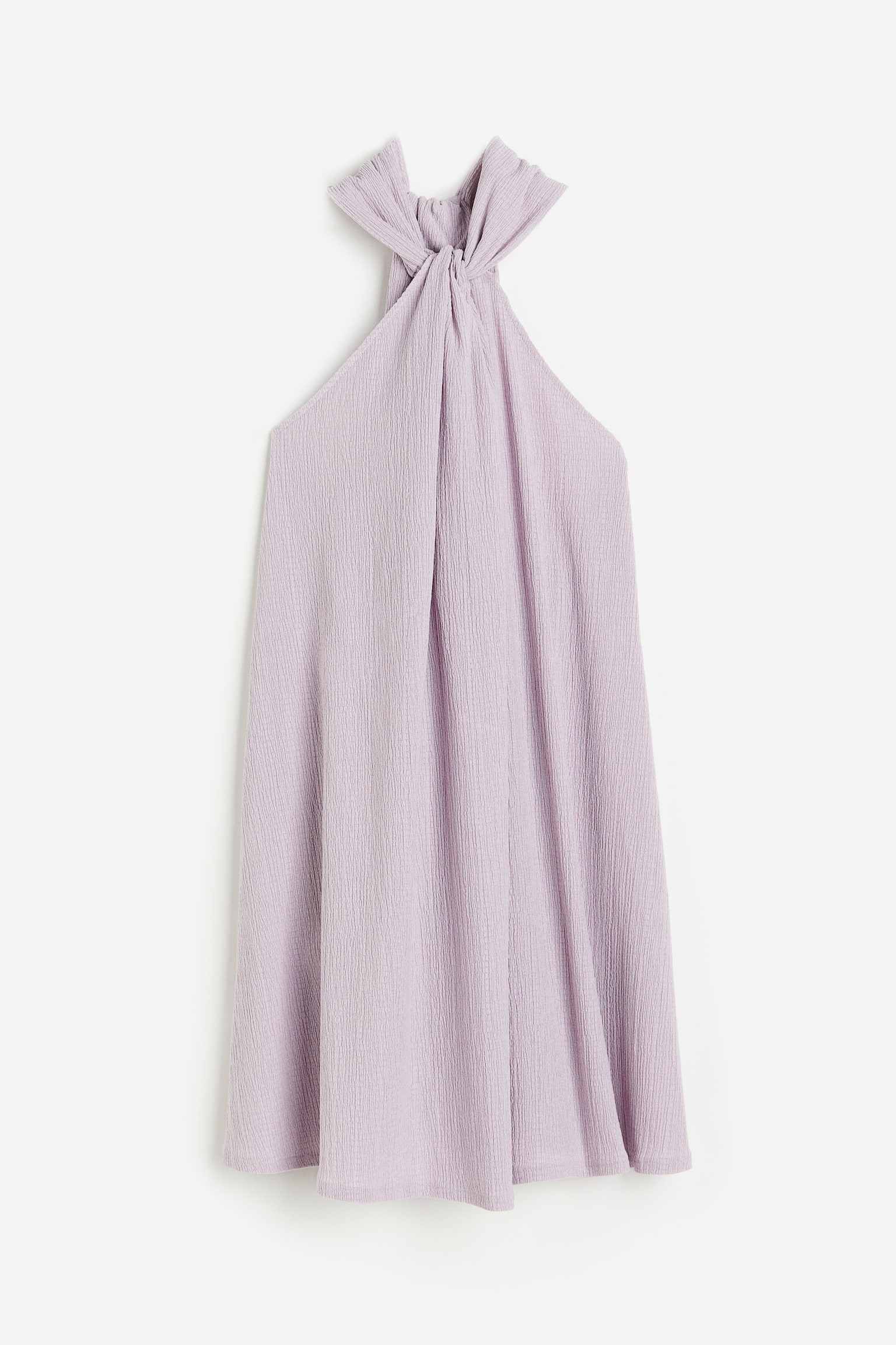 A-line halterneck dress - Lilac - 1