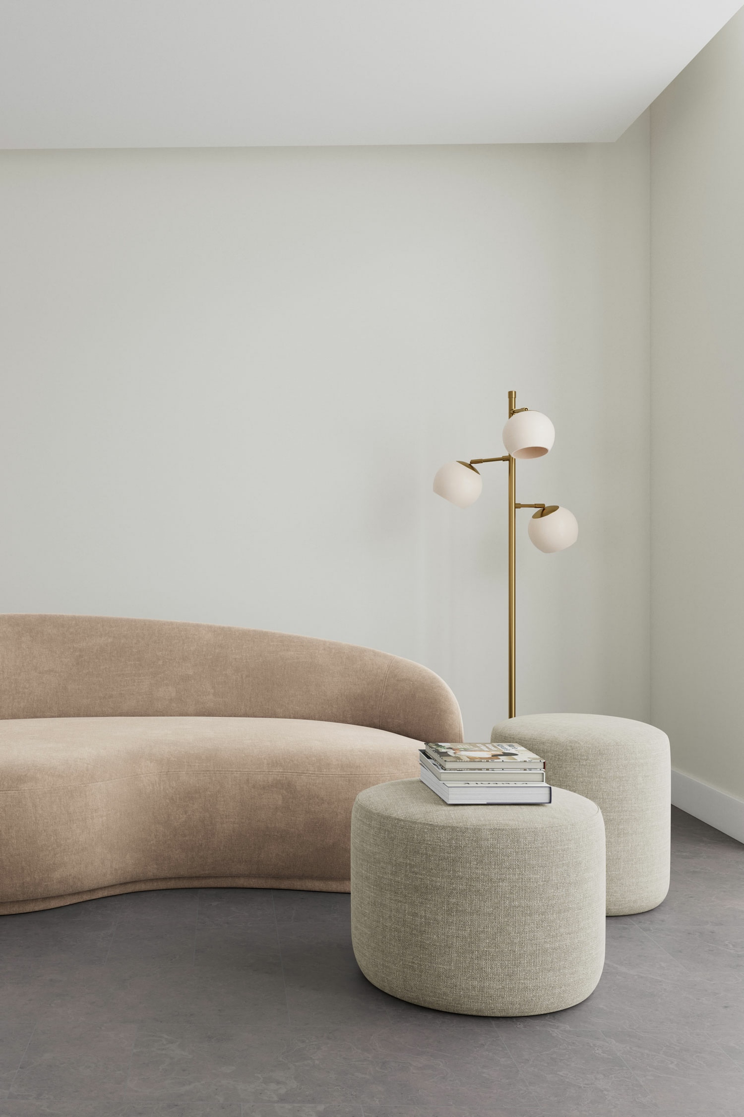 Rose 2,5-zitsbank Links - Danny Cream