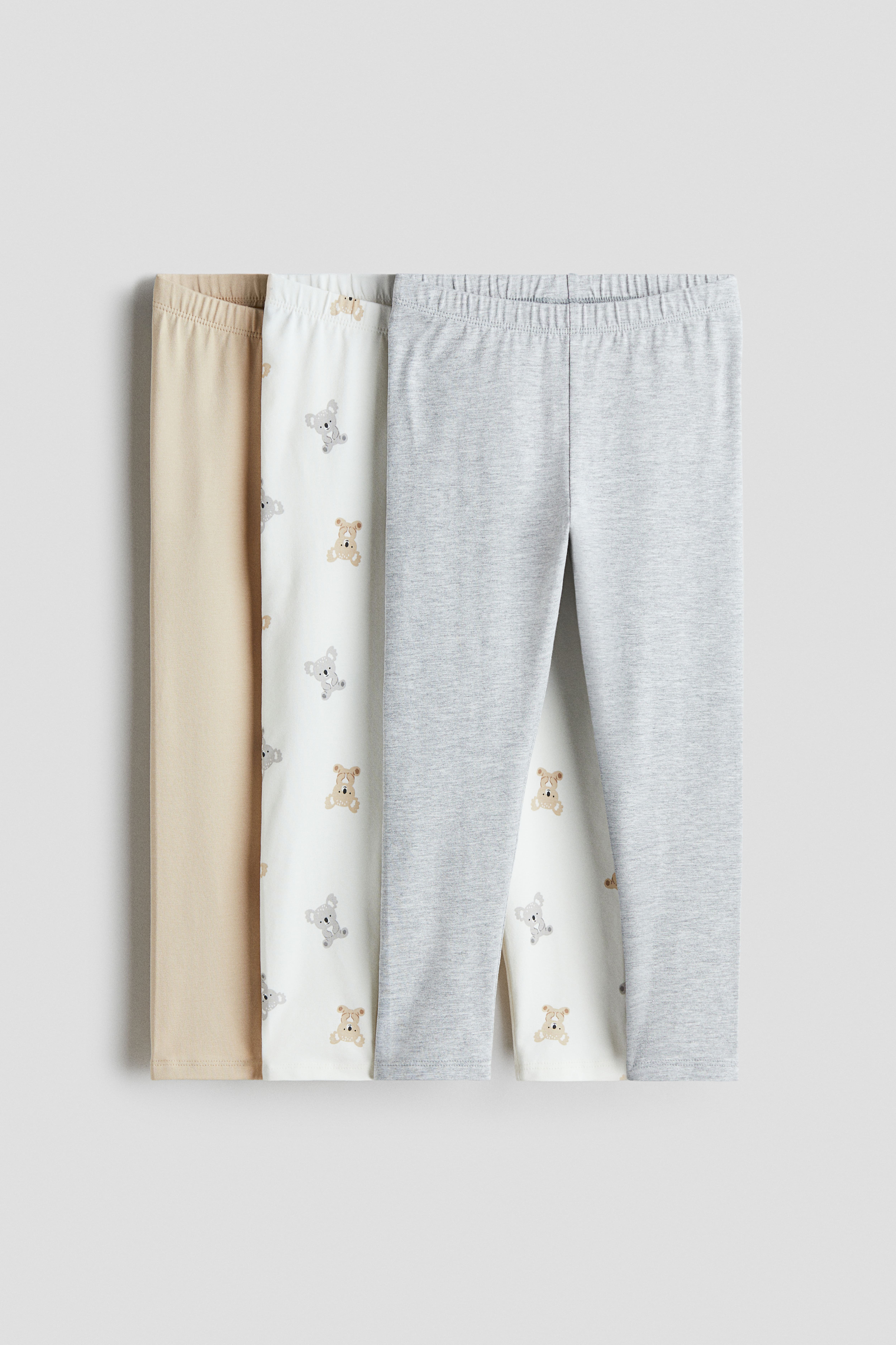 3-pack Cotton Jersey Leggings