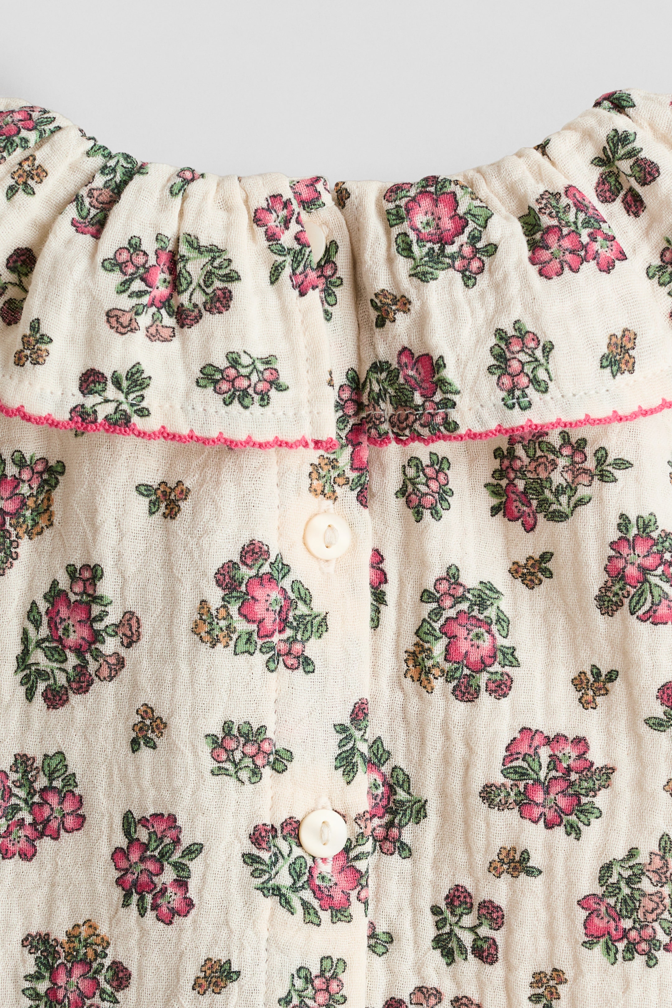 Blouse en mousseline de coton