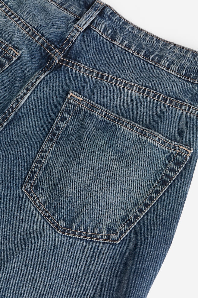 90s Baggy High Jeans - Mørk denimblå/Sort/Lysegrå/Mørk denimblå/Lys denimblå/Sort - 3