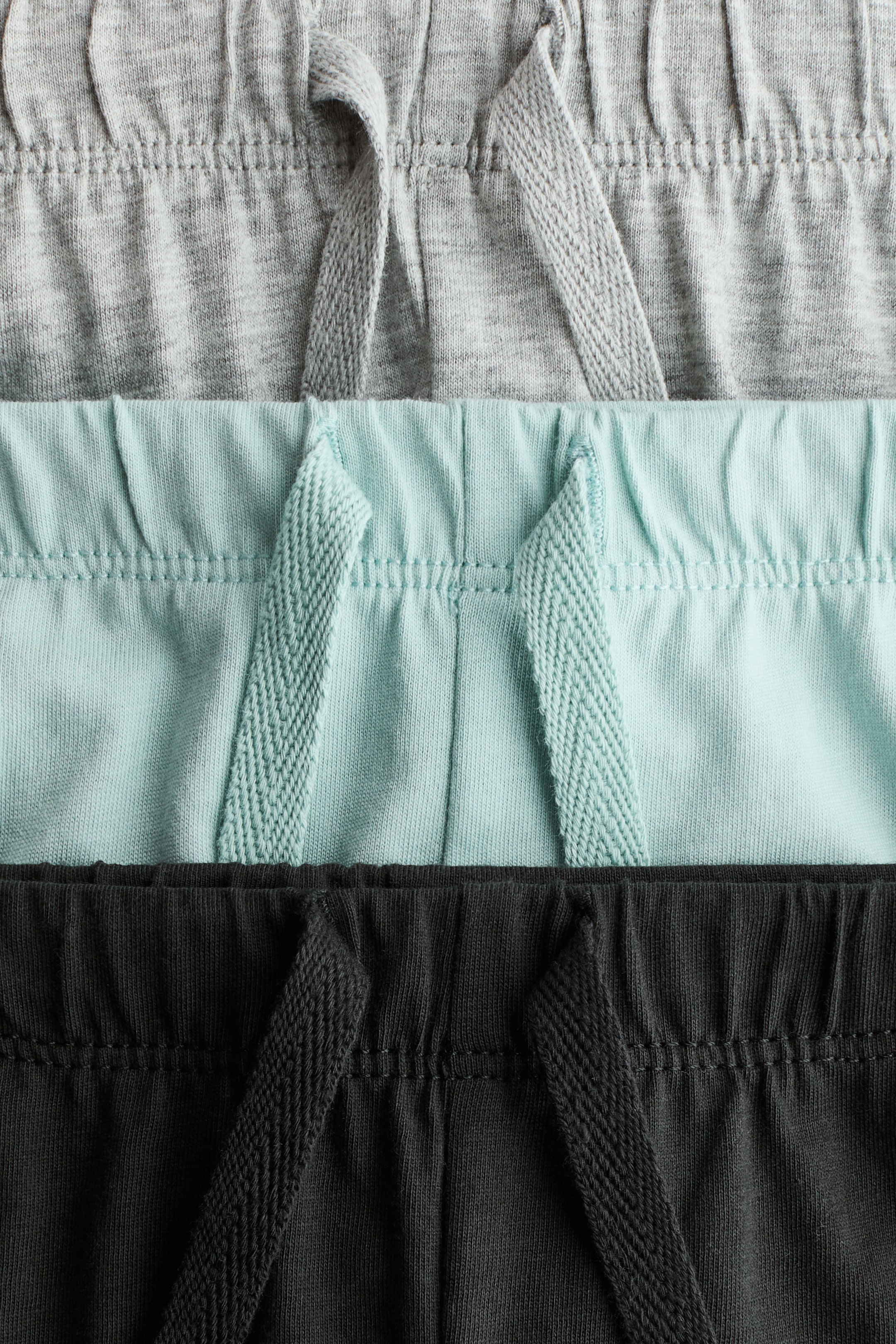 Grösseres Bild ansehen: 3-Pack Joggpants aus Baumwolljersey - Dunkelgrau/Türkis - KINDER | H&M CH 2