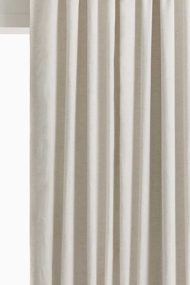 2-pack blackout curtain lengths - White - 1