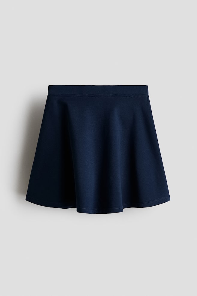 Jersey Skirt - Navy blue/Black/Navy blue - 1