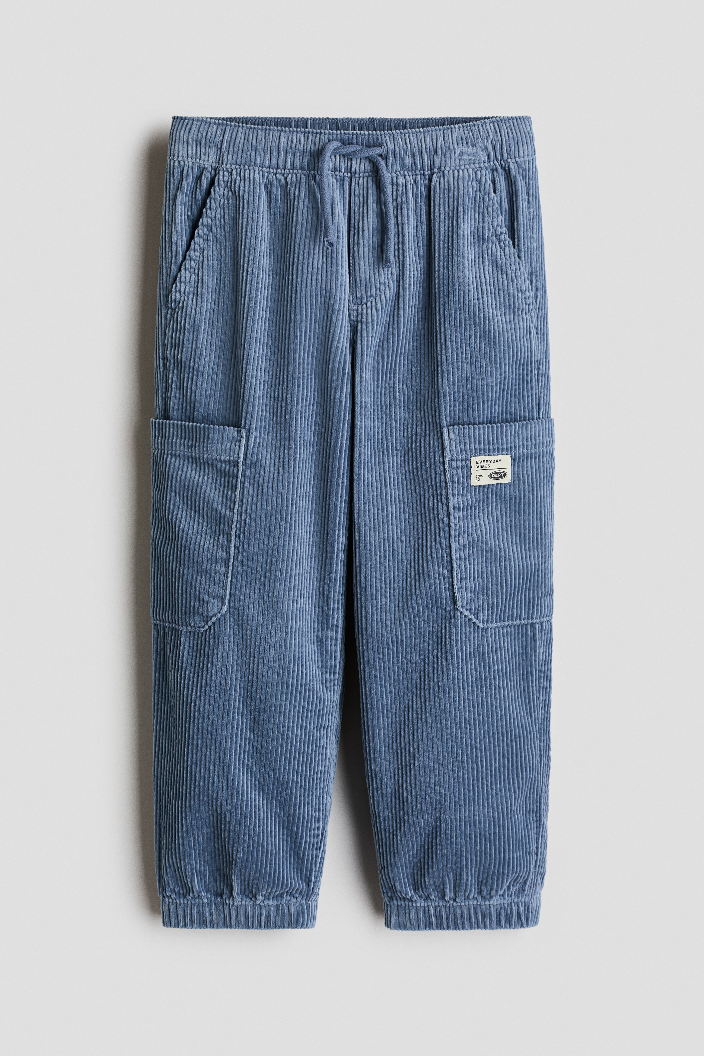 Corduroy cargo trousers