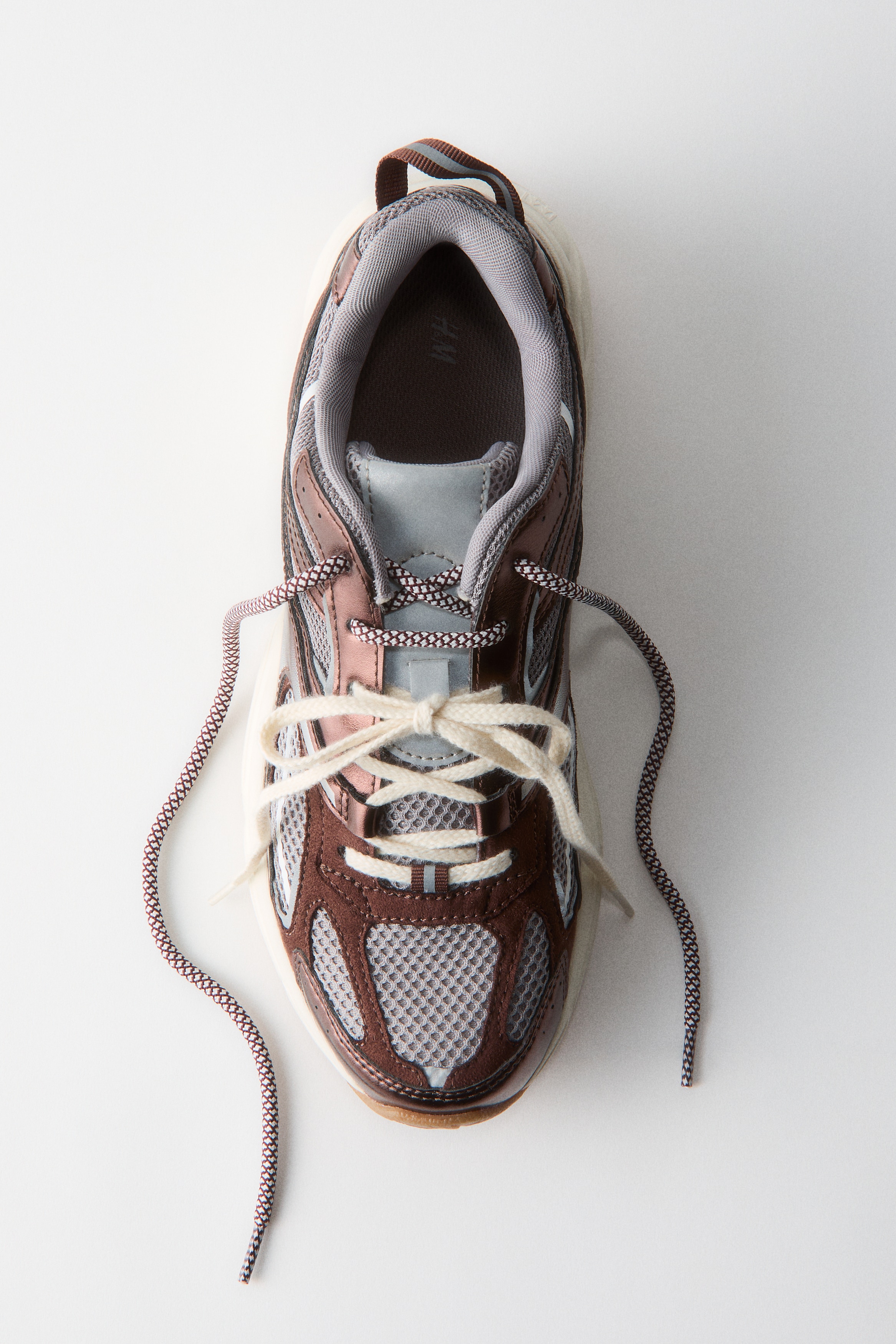 Sneakers robuste - Marrone scuro/Bianco/Rosa/marrone scuro/bianco