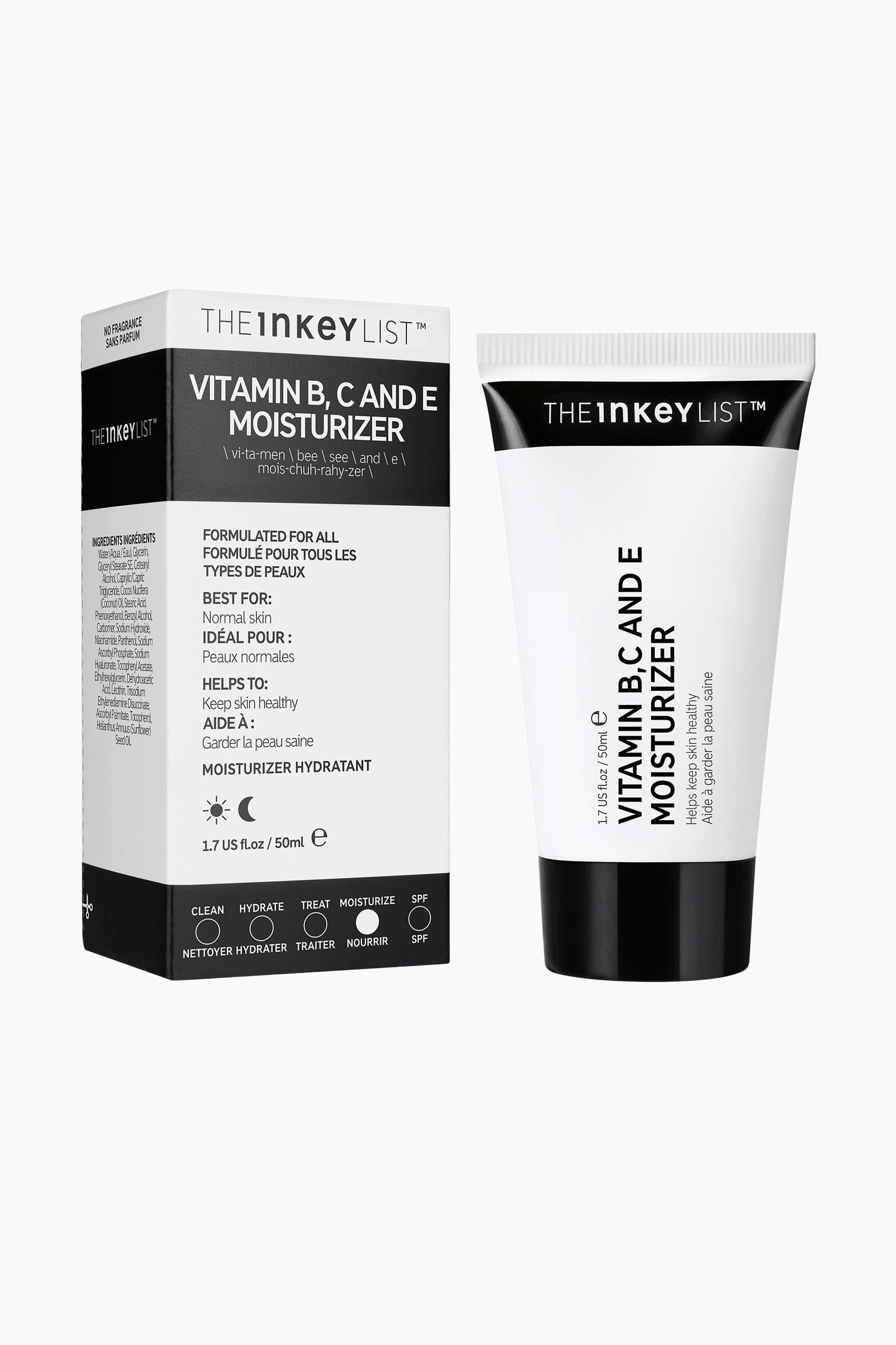 The INKEY List - Vitamin B, C And E Moisturizer 50ml - Vitamin B, C And E Moisturizer