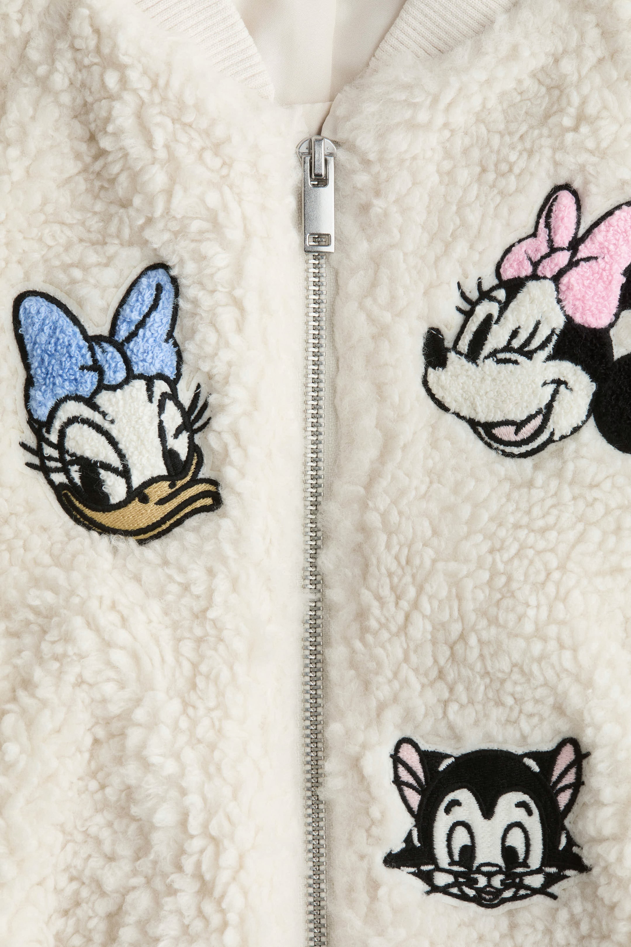 拡大画像を表示: アップリケテディフライトジャケット - クリーム／ミニーマウス - Kids | H&M JP 2