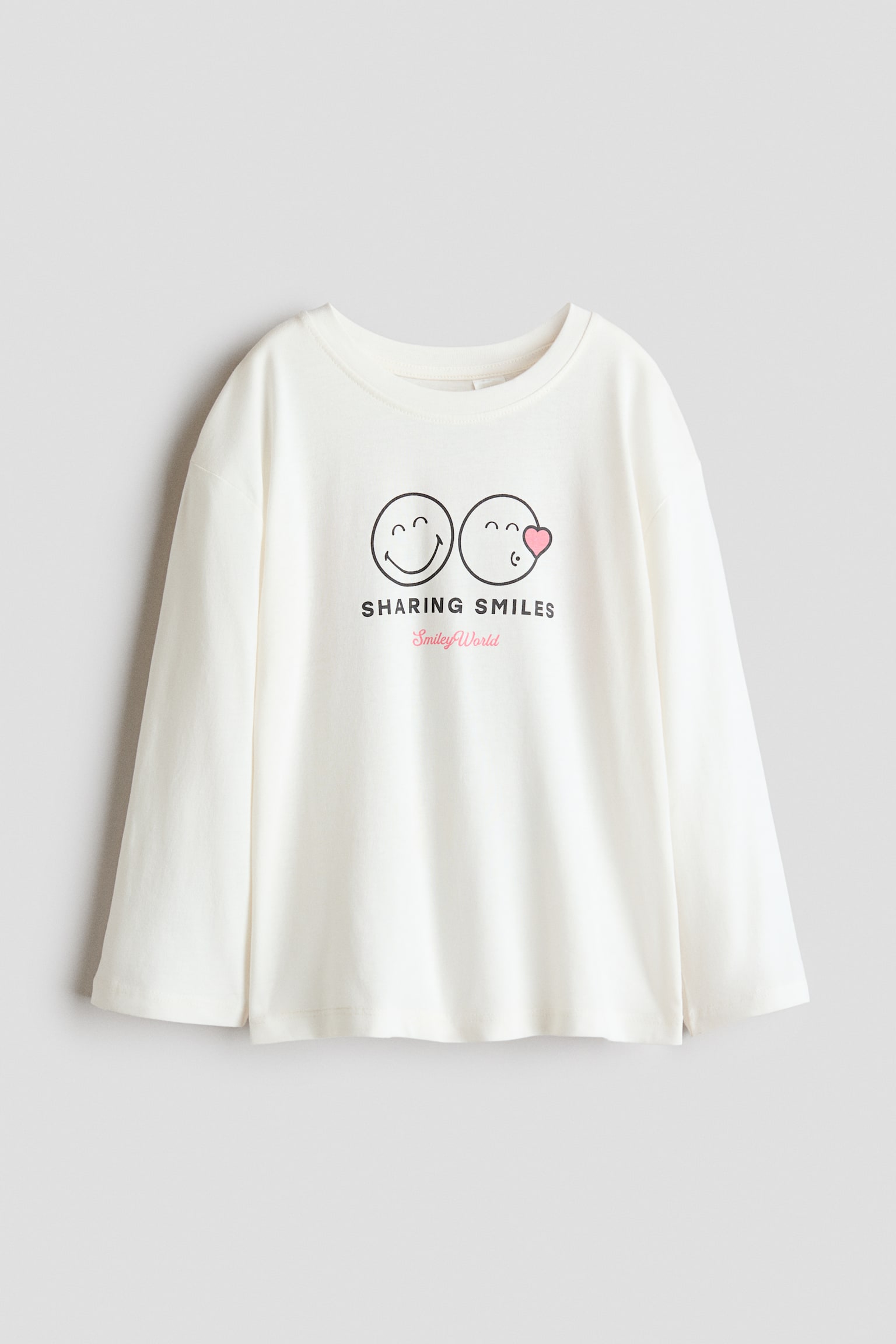 Long-sleeved printed T-shirt - White/SmileyWorld®/Light pink/Toy Story