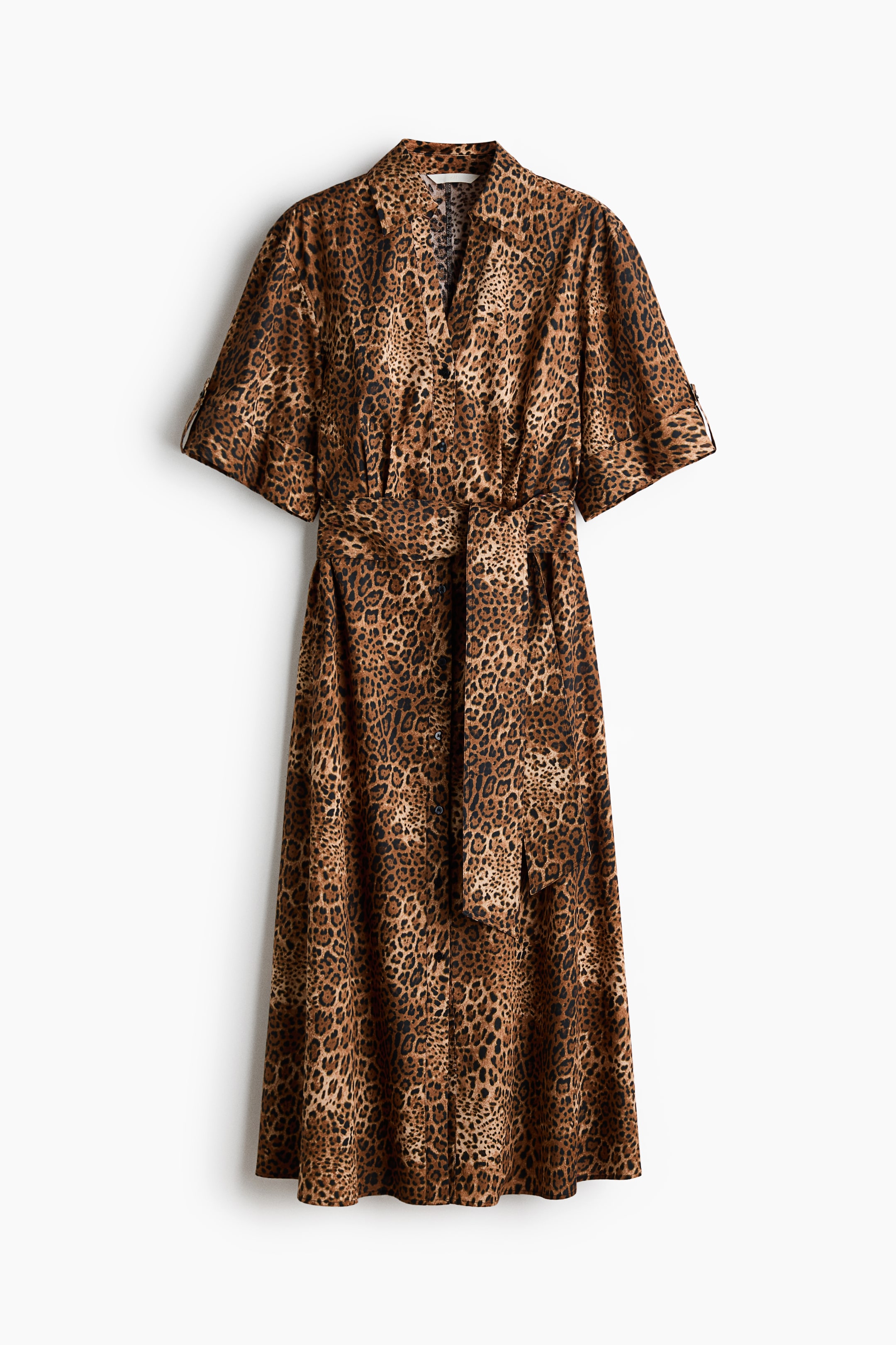 Tie-Belt Dress