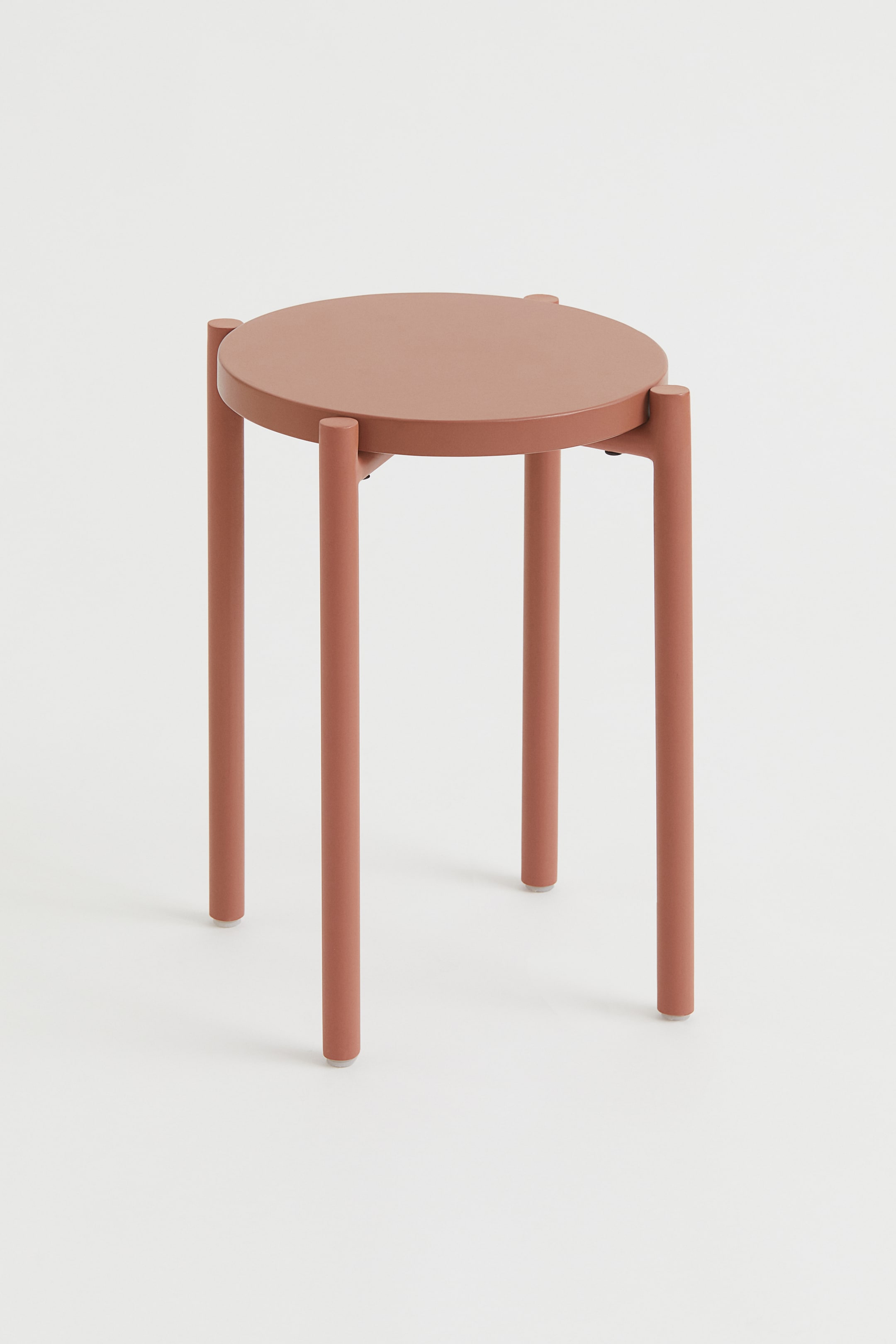 הצגת תמונה גדולה יותר: שרפרף עם מושב עגול - ורוד-בז' כהה - Home All | H&M IL 2