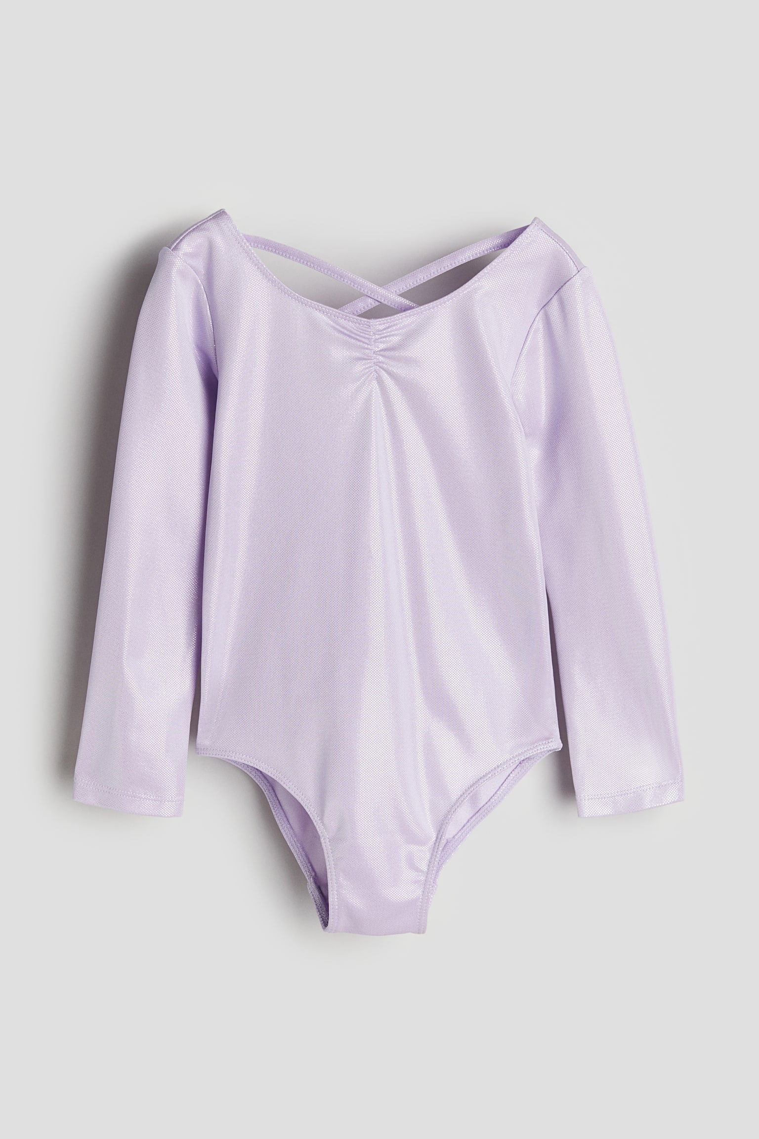 Long-sleeved leotard - Light purple - 1