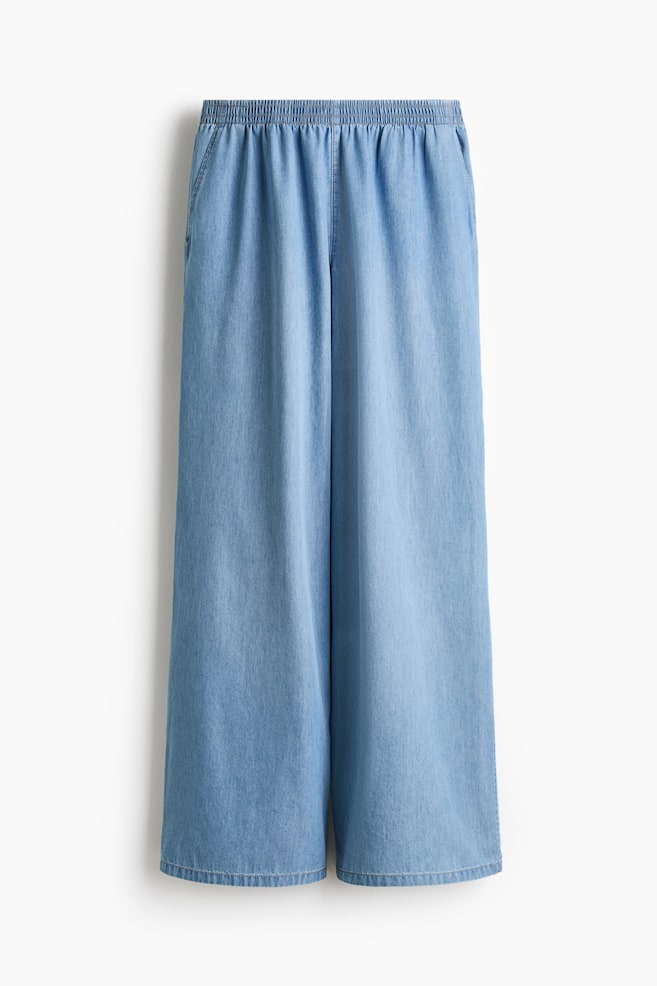 Pull-On Denim Pants - Light denim blue - 1
