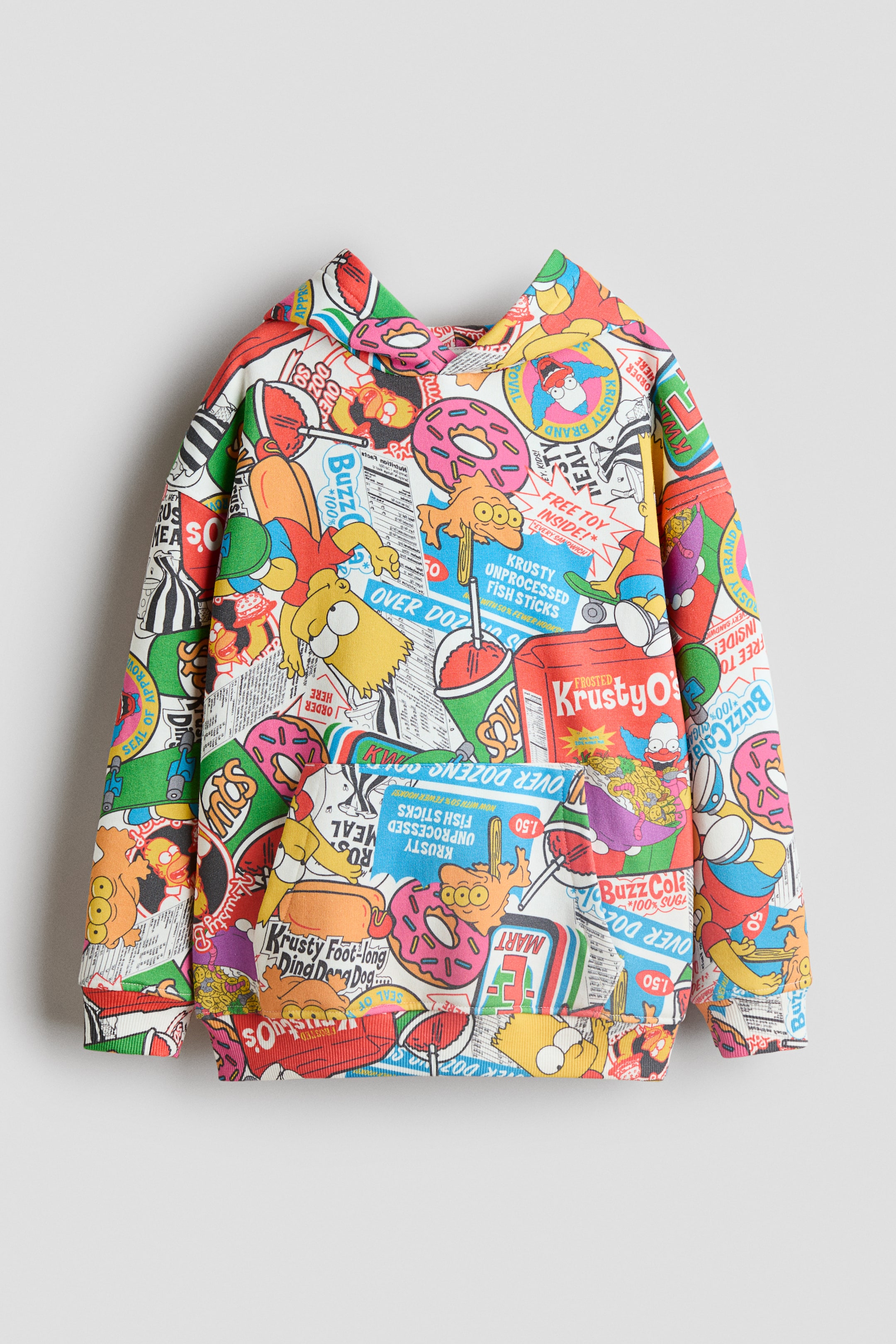 Ingrandisci l'immagine: Felpa con cappuccio e stampa - Rosso/I Simpson - BAMBINO | H&M CH 1