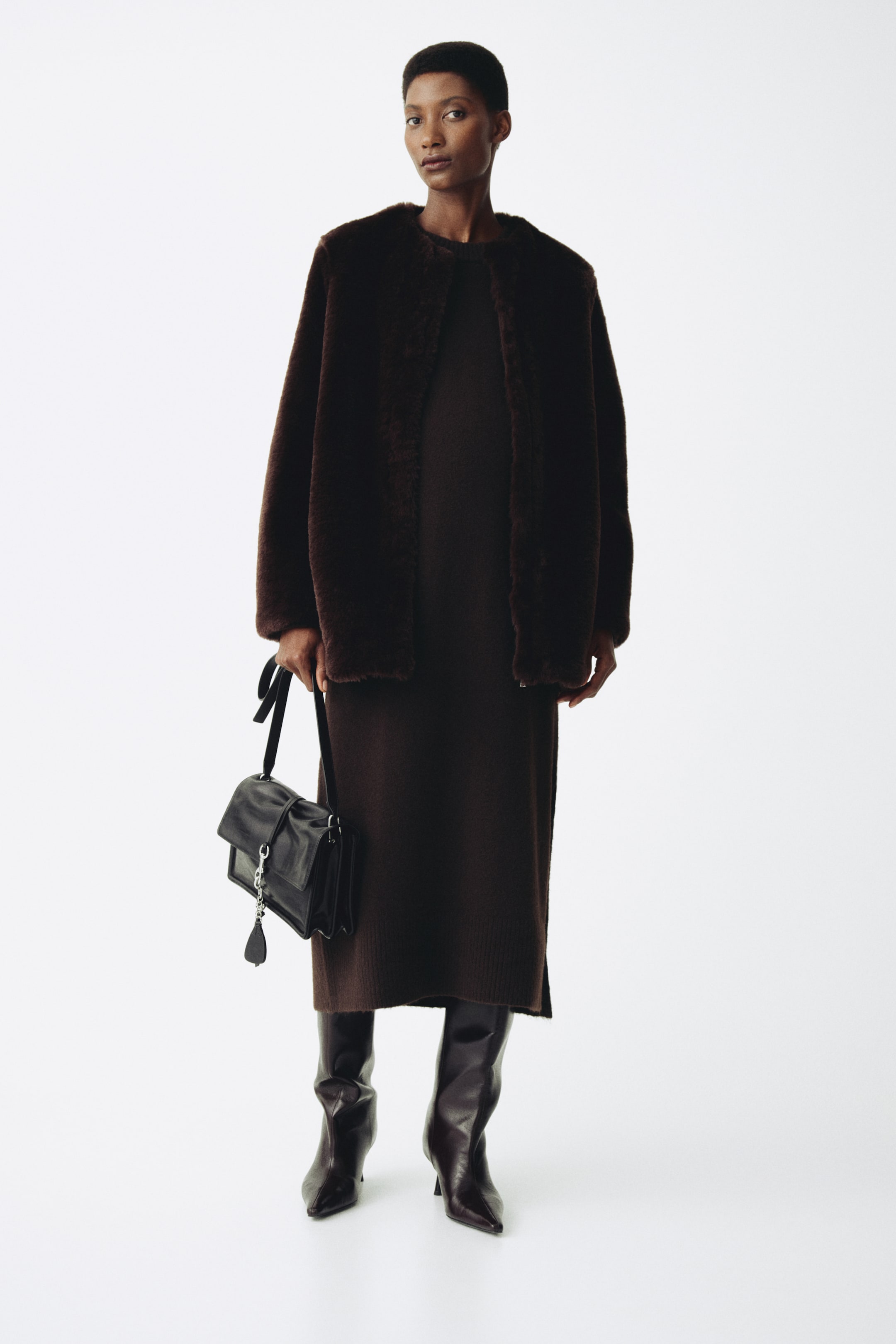 Nagyobb kép megtekintése: MAMA Before & After babahordozó dzseki - Sötétbarna - NŐI | H&M HU 2