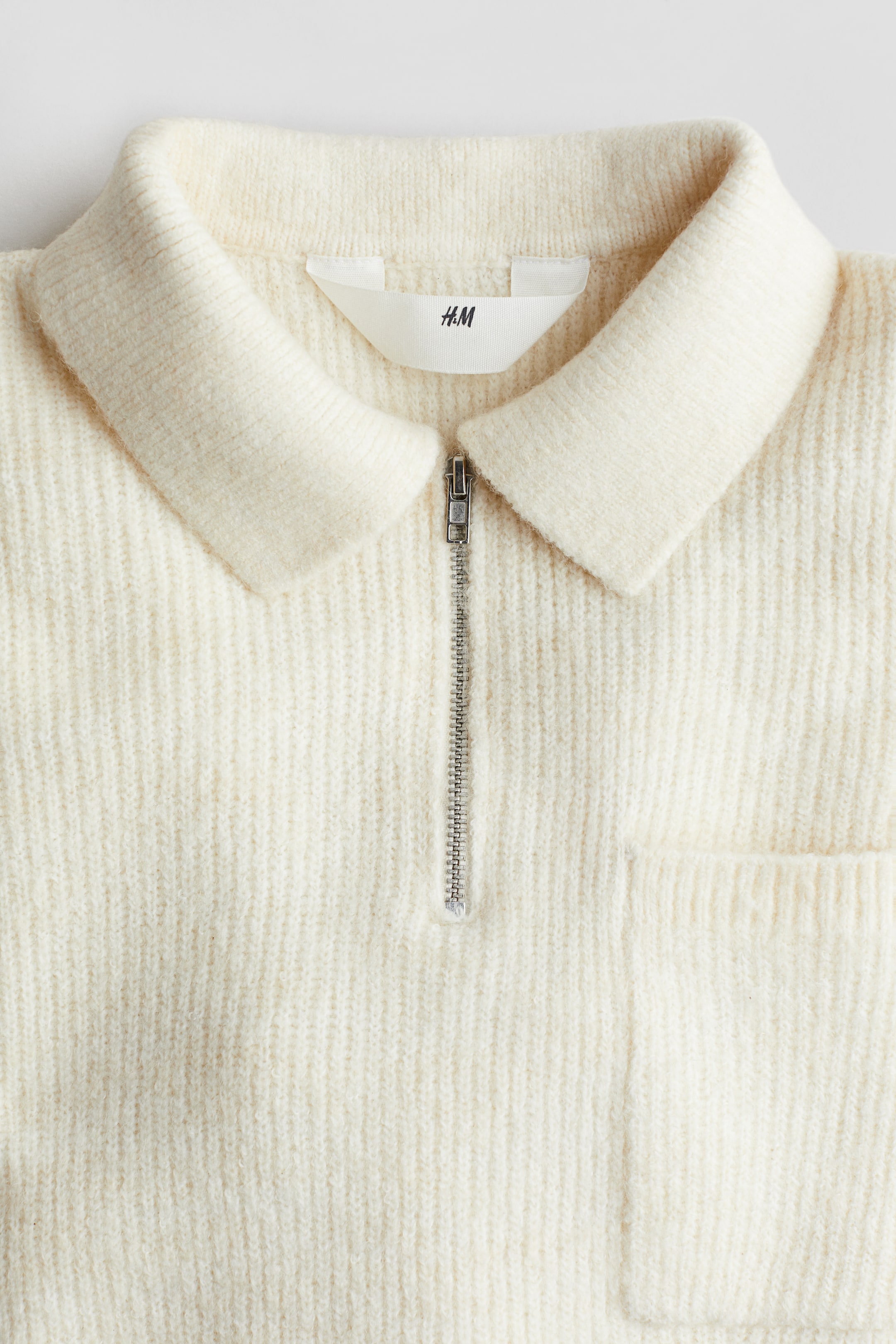 Half-Zip Polo Sweater