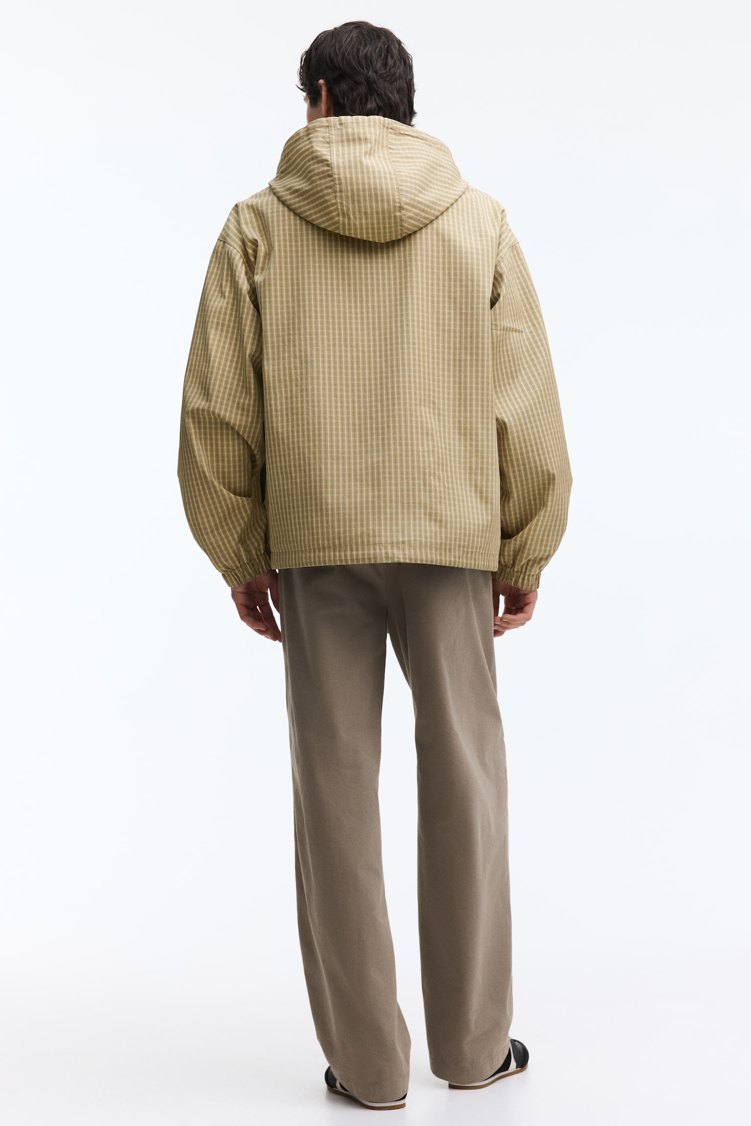 Popover jacket - Khaki green/Checked/Black - 5