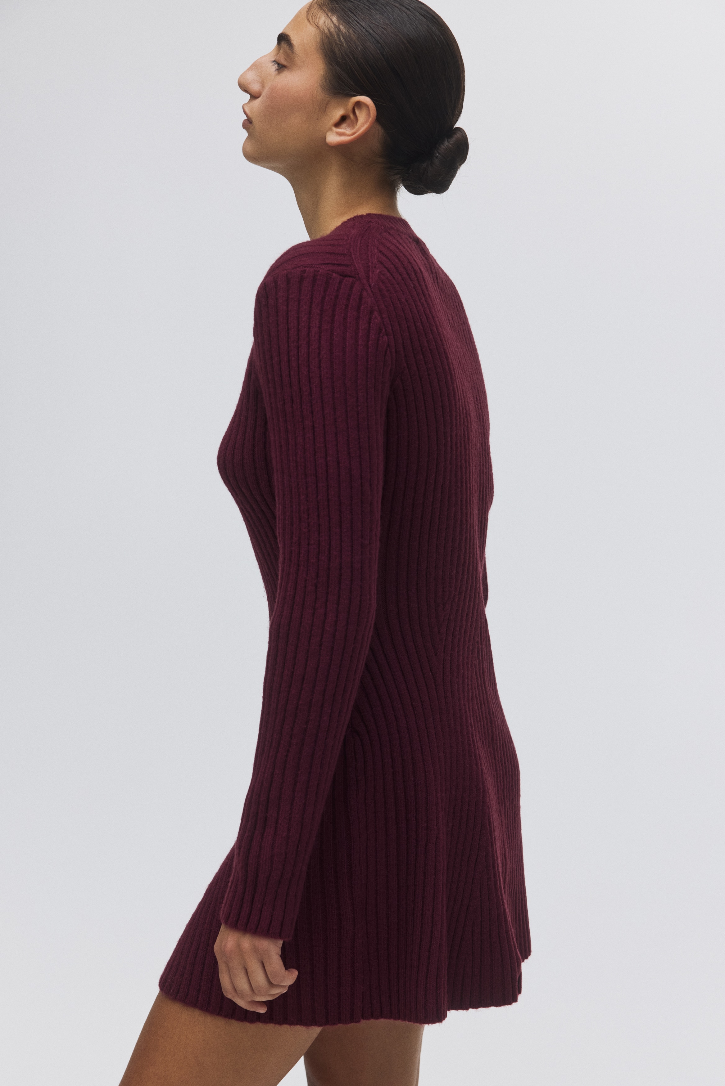 fine knit cardigan dress Mila Knit Cardigan Dress main image 1